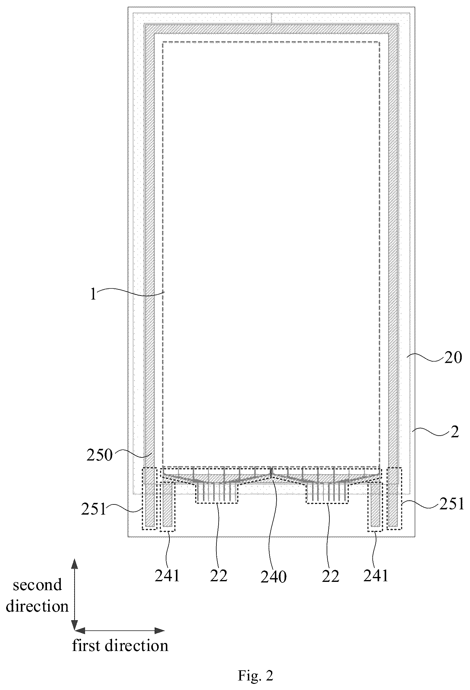 Patent US12581833 Figure 2 – Display substrate and display device