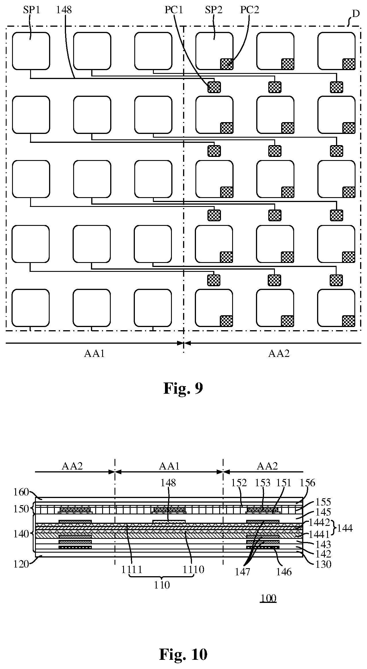 Patent US12581835 Figure 5 – Display panel