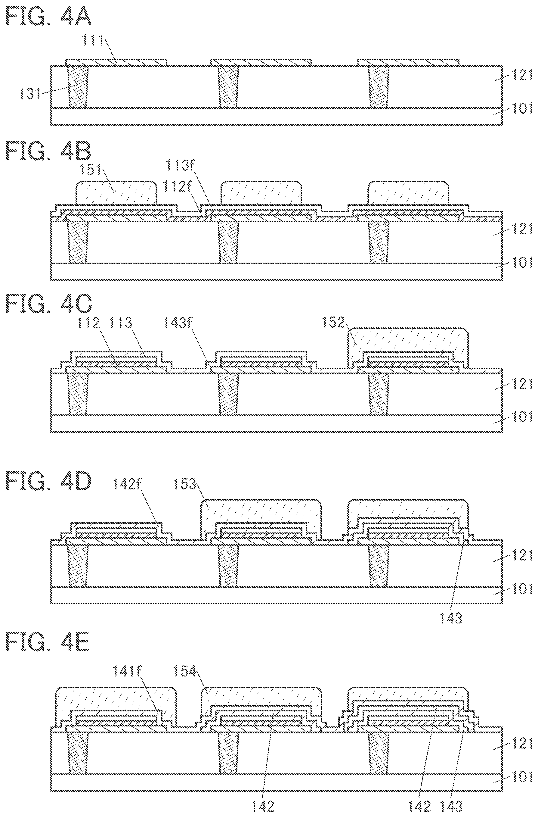 Patent US12581838 Figure 4 – Display device, display module, and fabrication method of display device