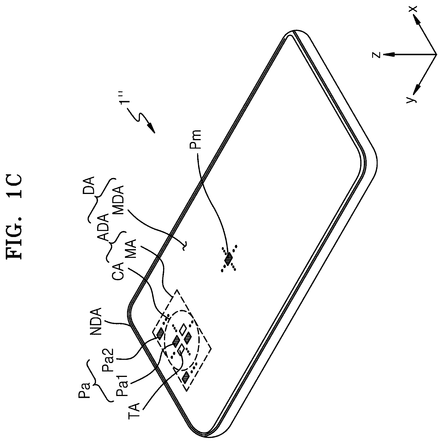 Patent US12581841 Figure 3 – Display apparatus