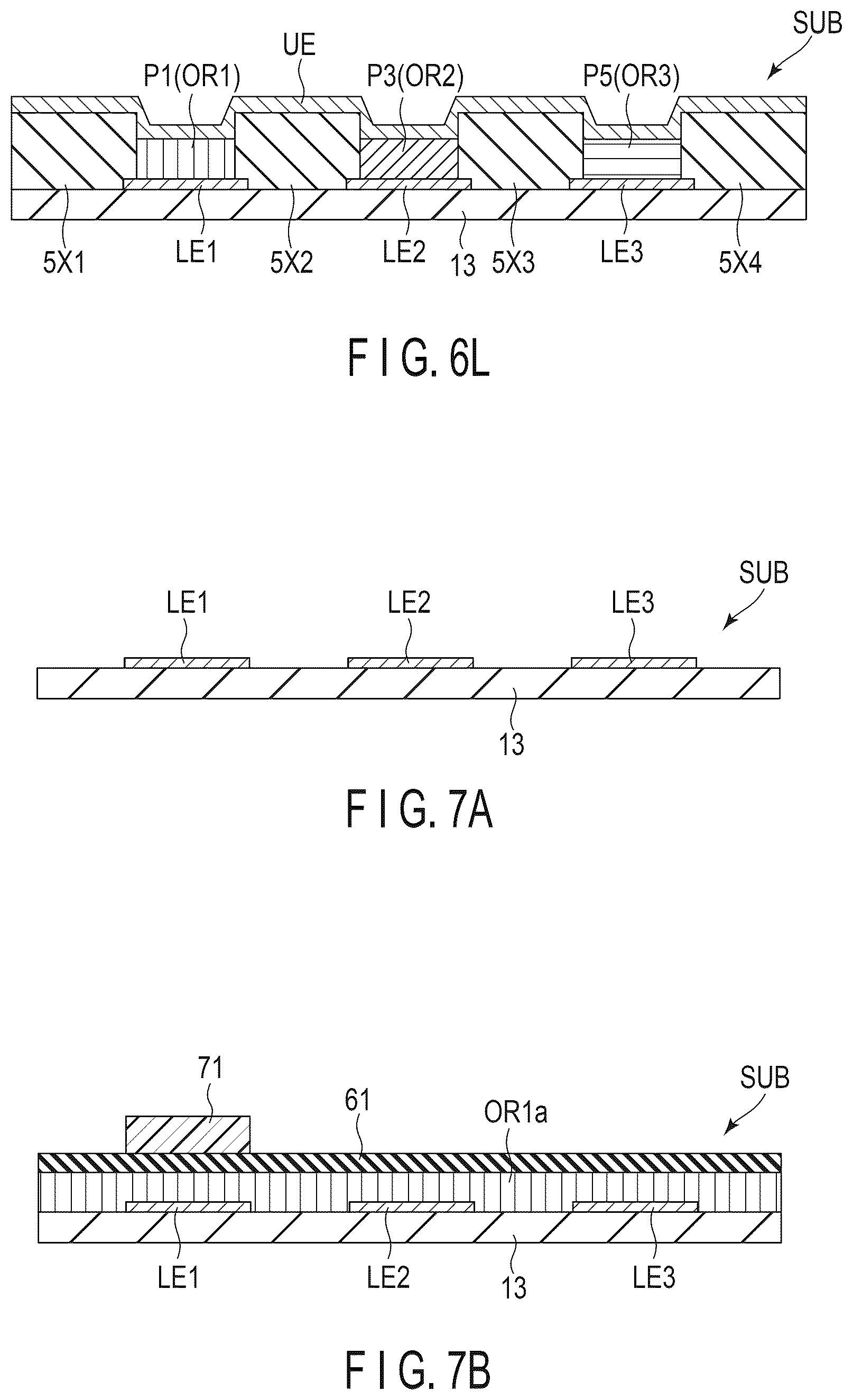 Patent US12581844 Figure 8 – Method of manufacturing a display device