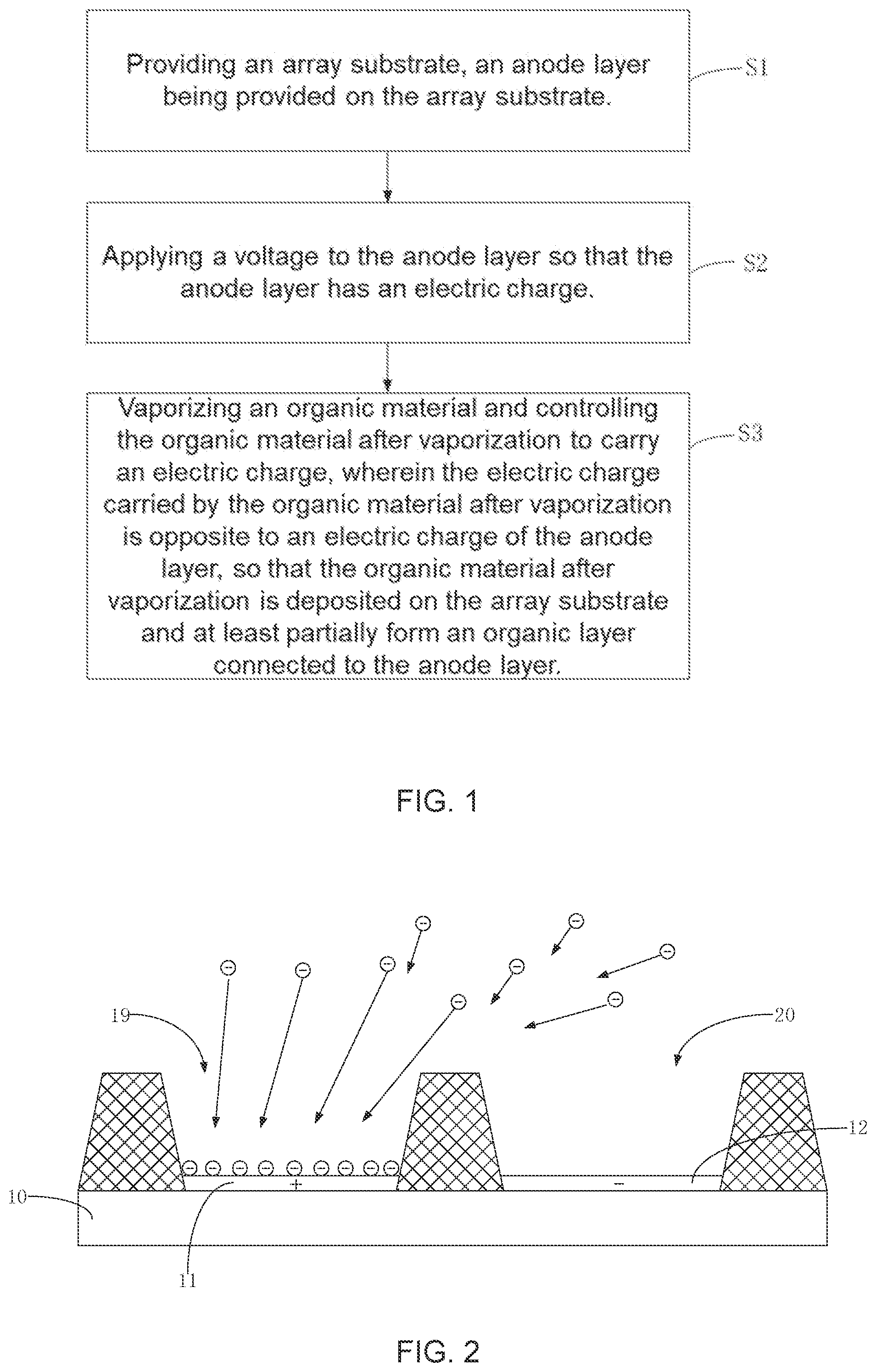 Patent US12581845 Figure 1 – Manufacturing method of organic display panel and organic display panel