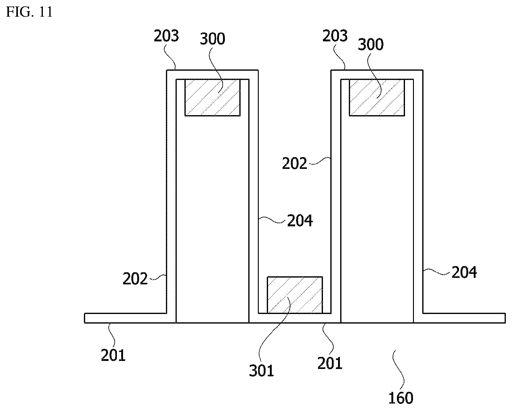 Patent US12581855 Figure 8 – Thermoelectric module
