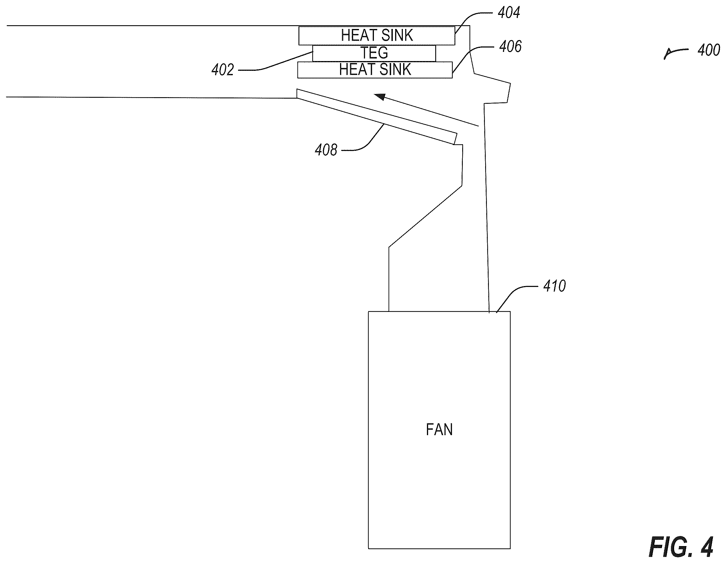 Patent US12581856 Figure 4 – Thermoelectric generator power generation at an ATM