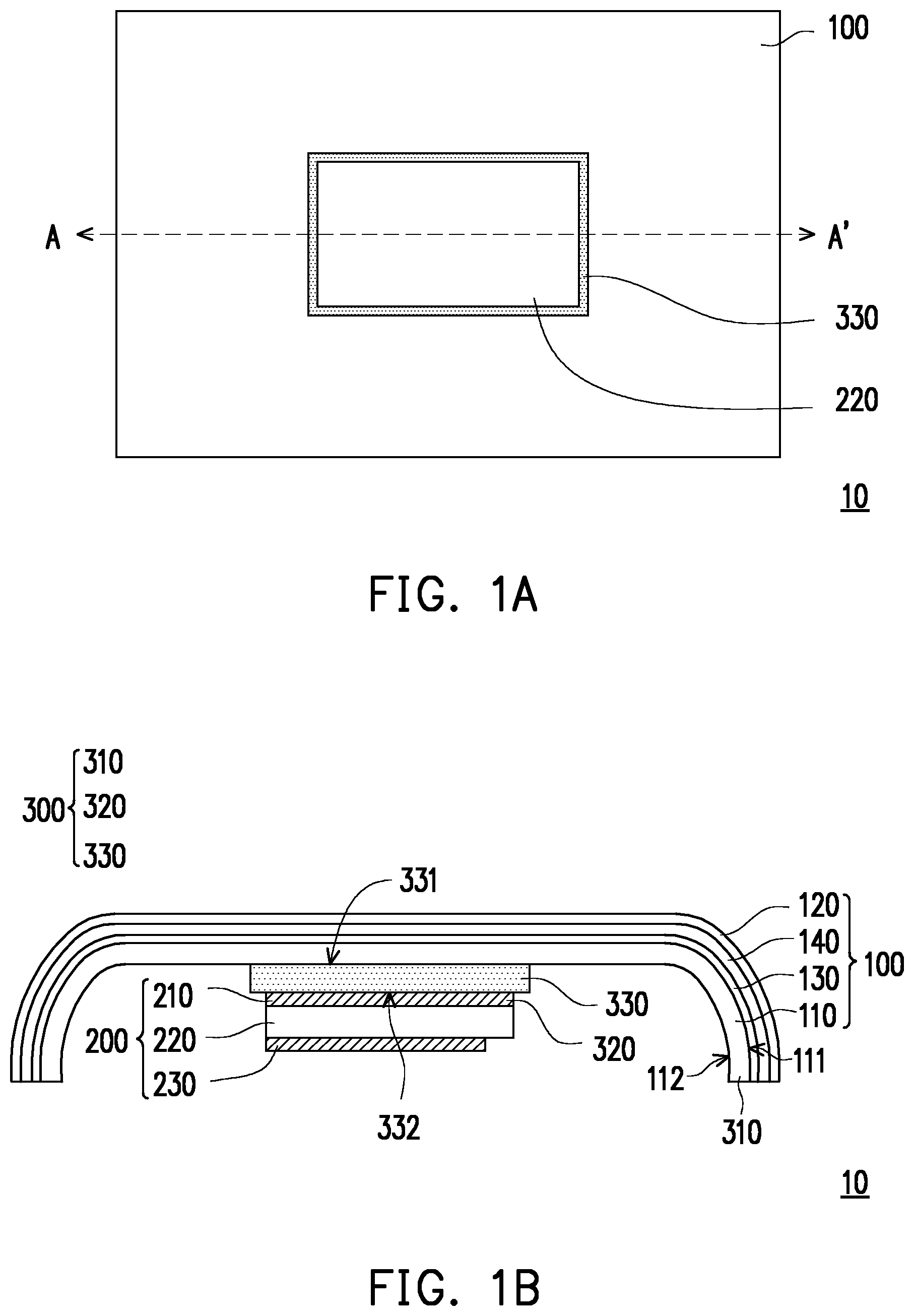 Patent US12581861 Figure 1 – Acoustic wave transmitting structure and display device that maintain high sound intensity