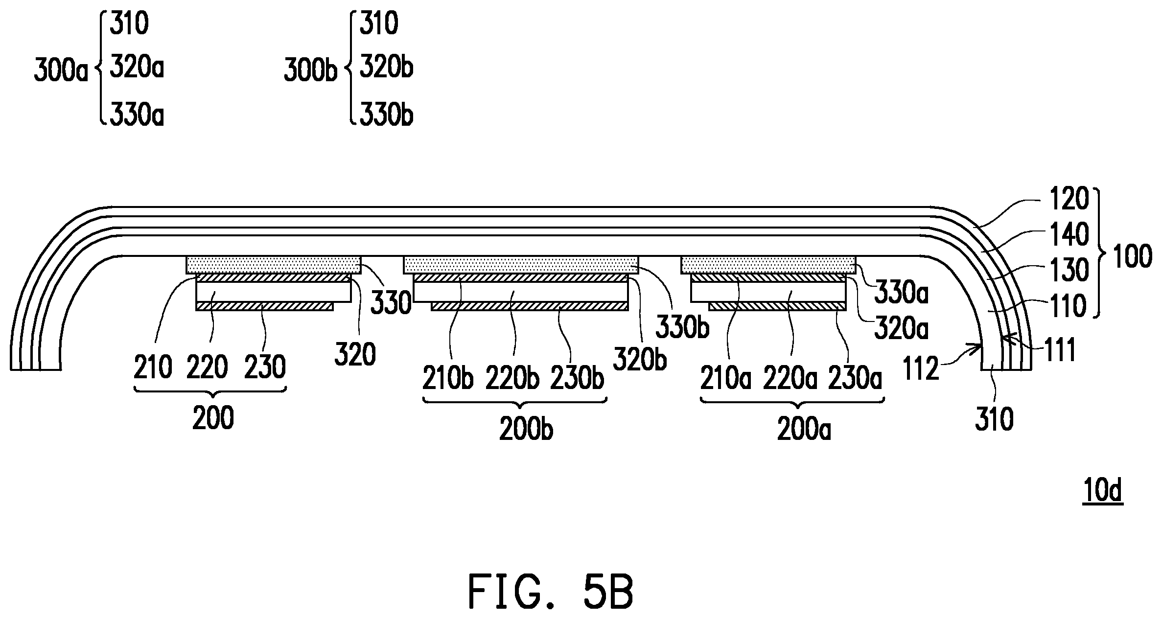 Patent US12581861 Figure 5 – Acoustic wave transmitting structure and display device that maintain high sound intensity
