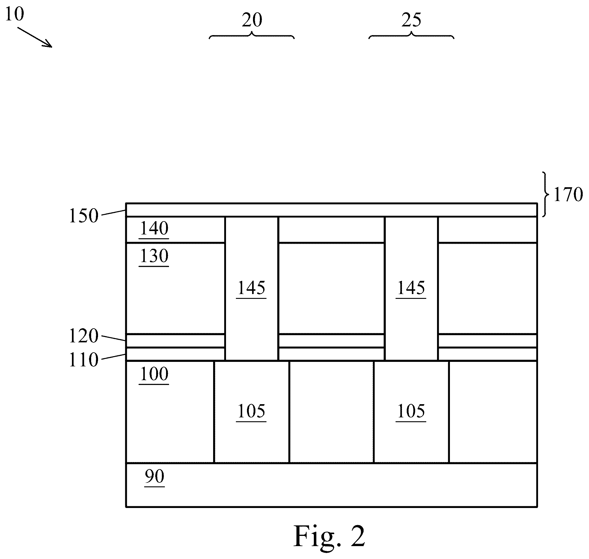 Patent US12581863 Figure 2 – MRAM fabrication and device