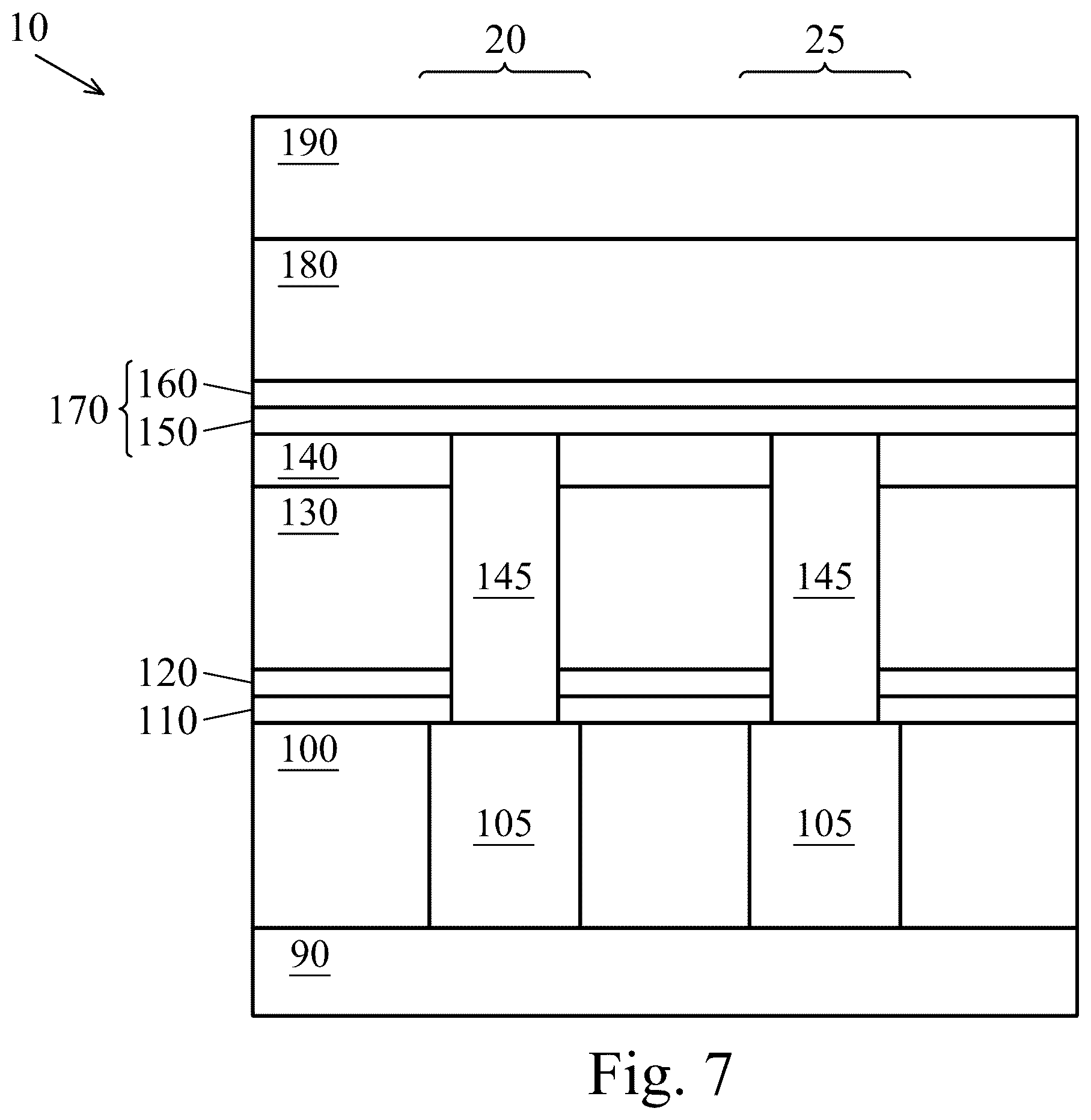 Patent US12581863 Figure 7 – MRAM fabrication and device