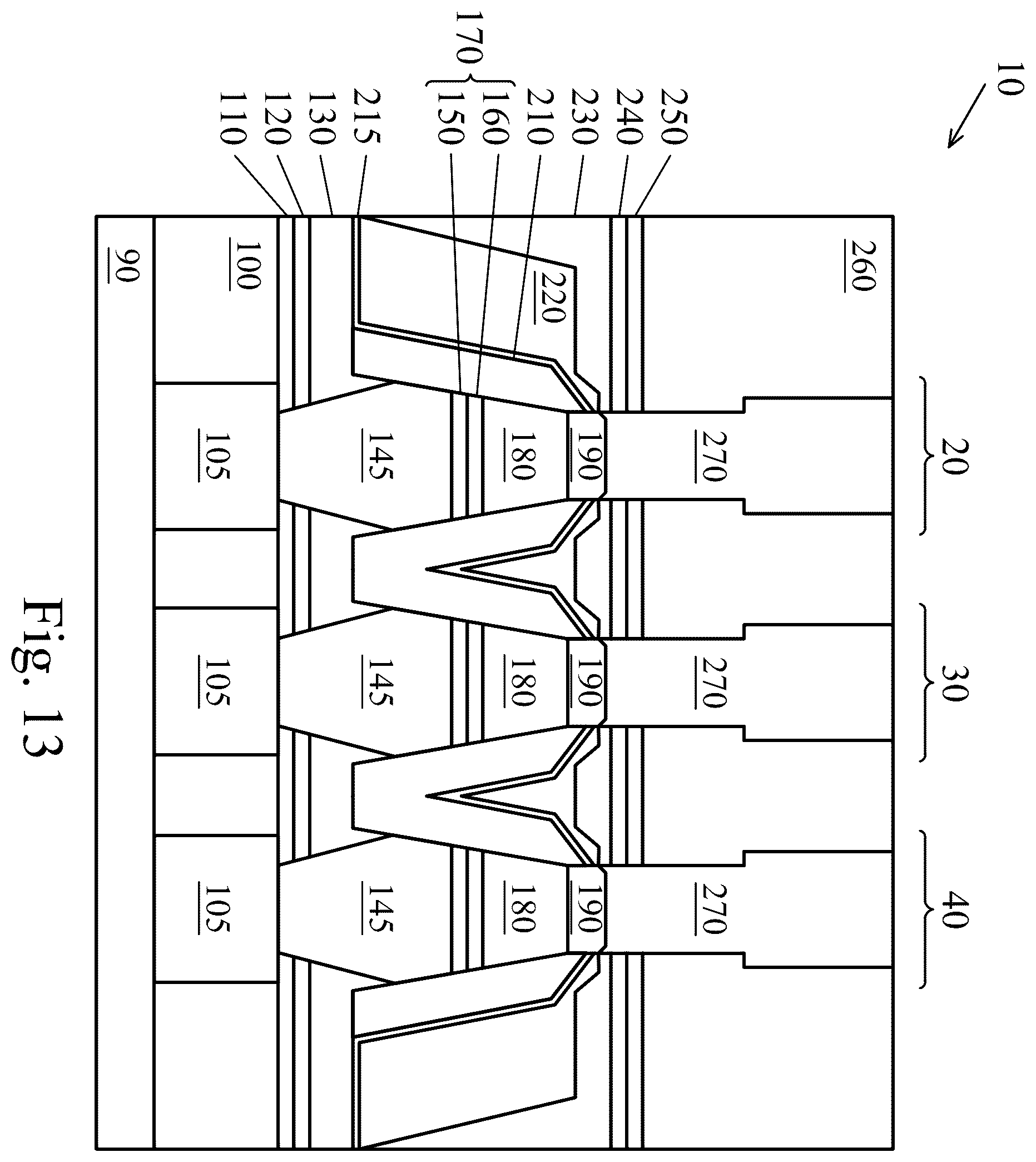 Patent US12581863 Figure 13 – MRAM fabrication and device