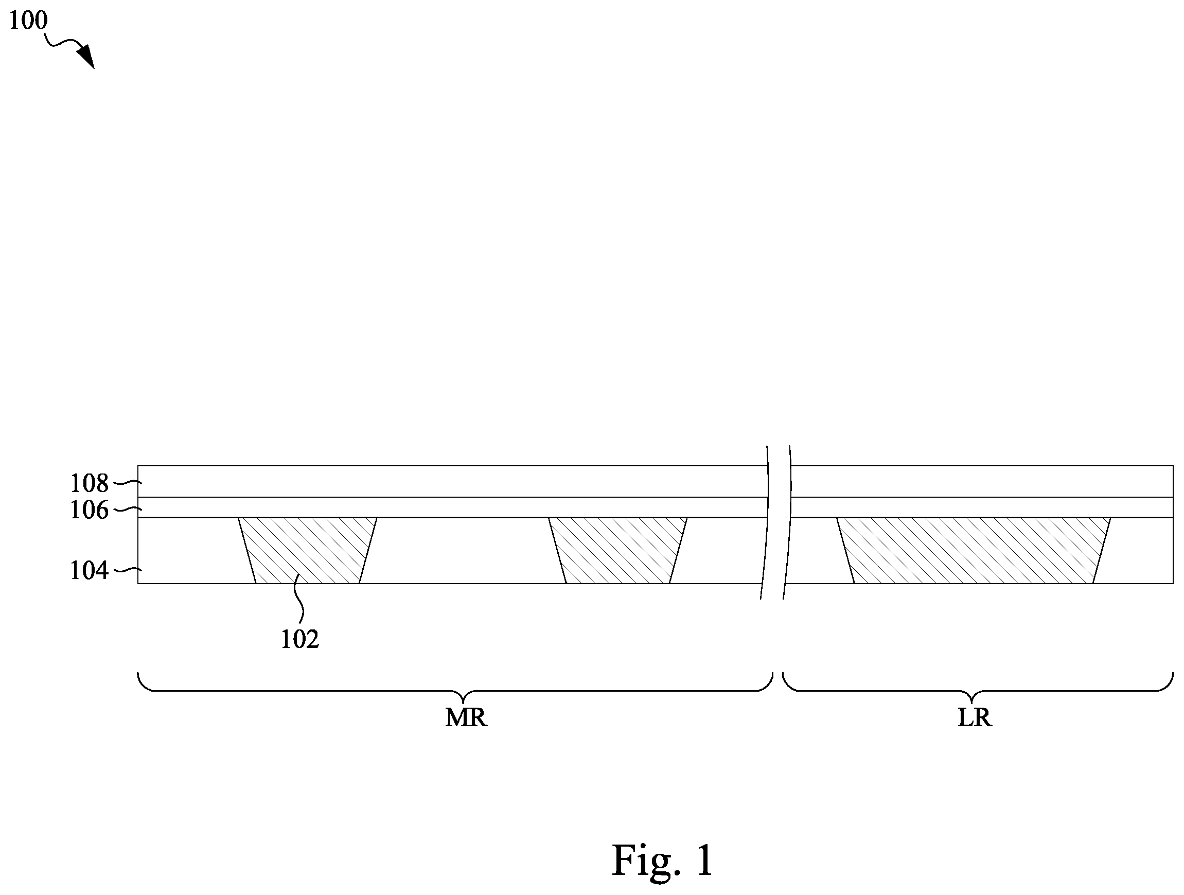 Patent US12581864 Figure 1 – Memory device and fabrication method thereof