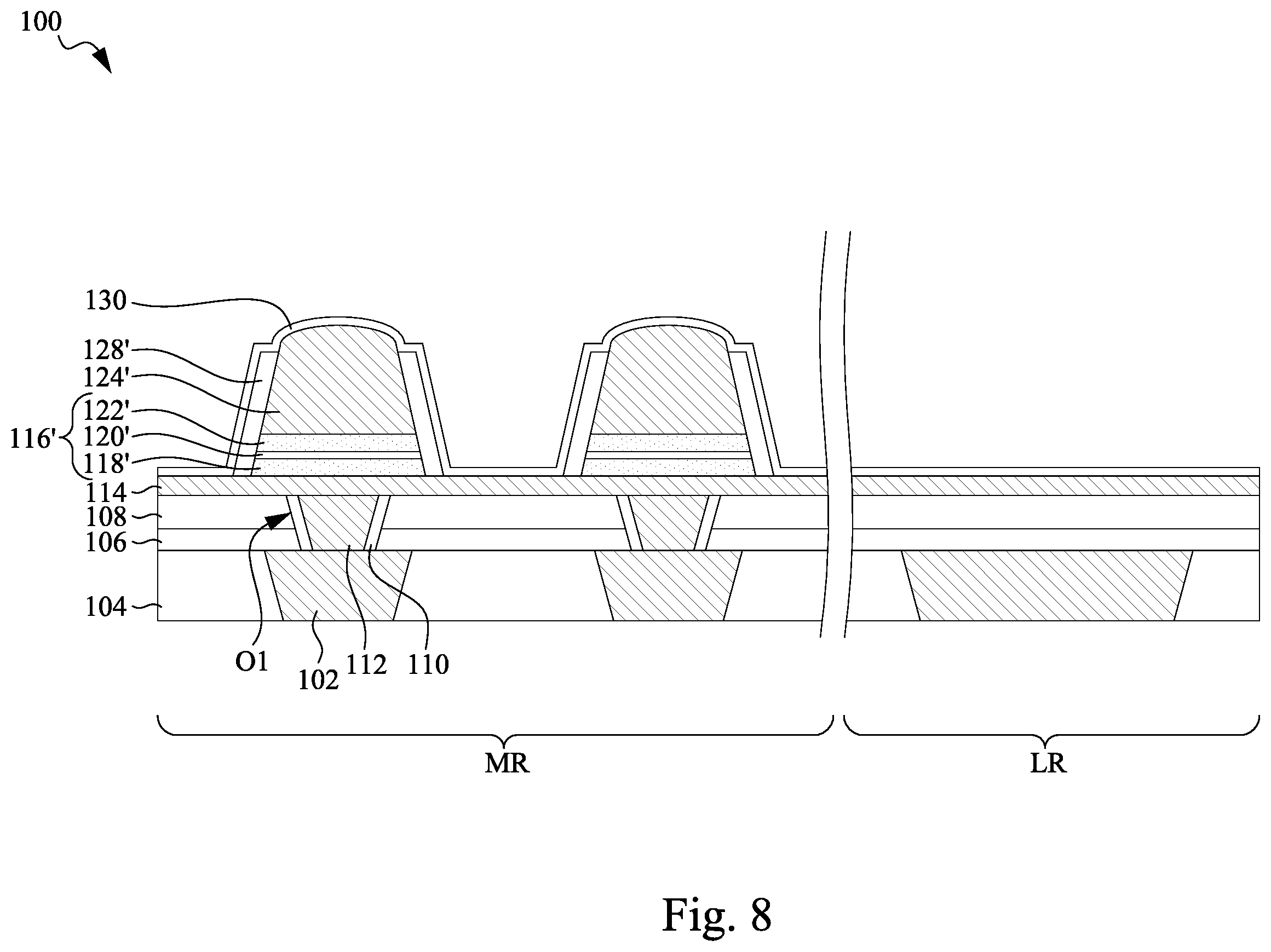 Patent US12581864 Figure 12 – Memory device and fabrication method thereof