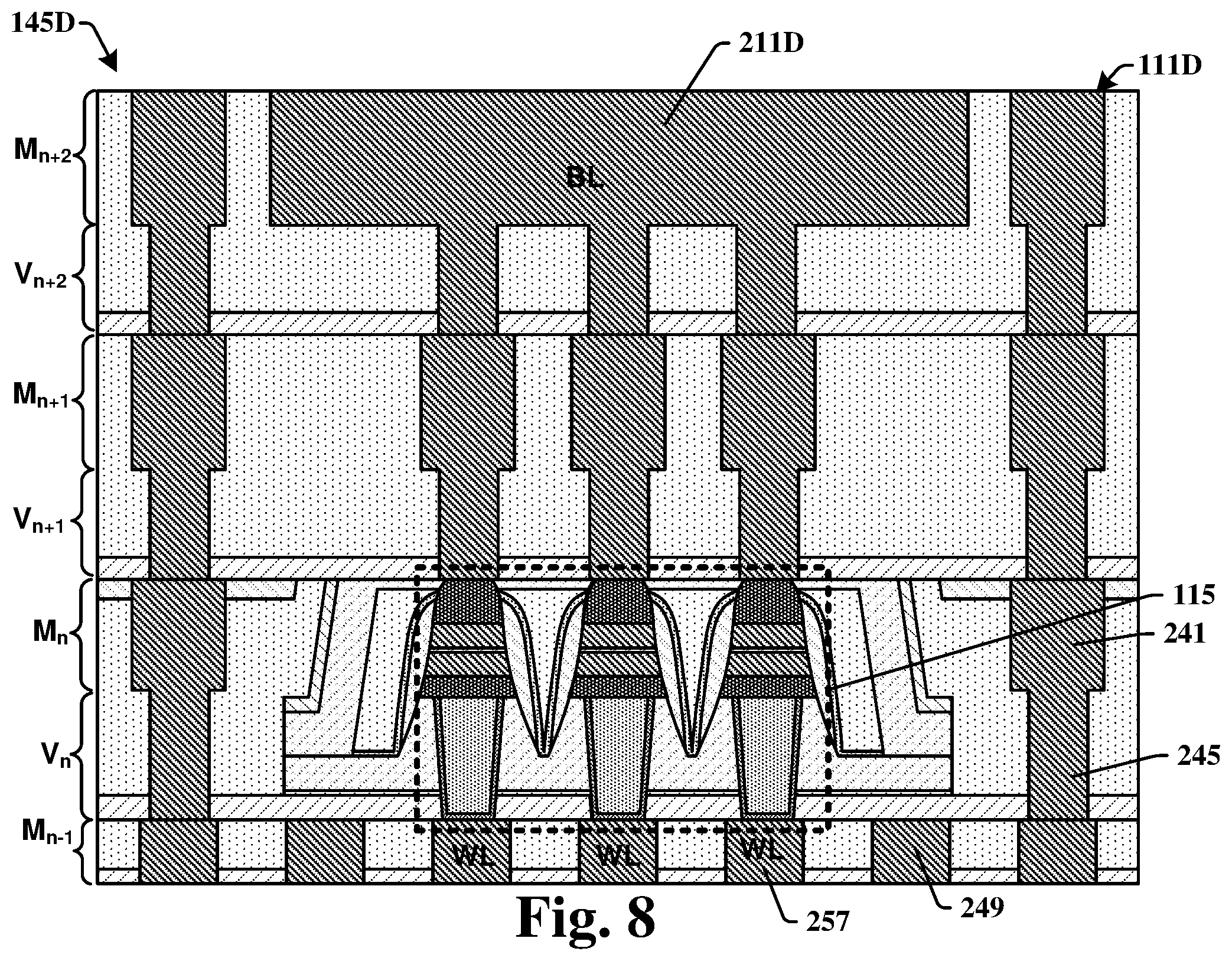 Patent US12581866 Figure 8 – Memory device and method for fabricating the same