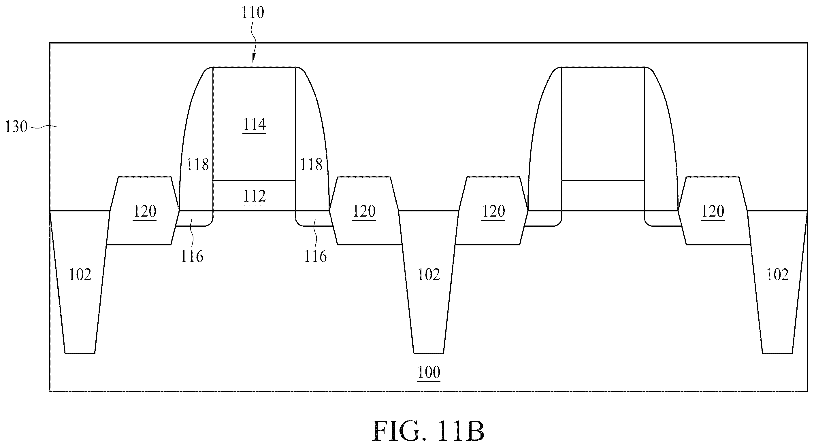 Patent US12581876 Figure 12 – Semiconductor device including work function layer doped with barrier elements and method for forming the same