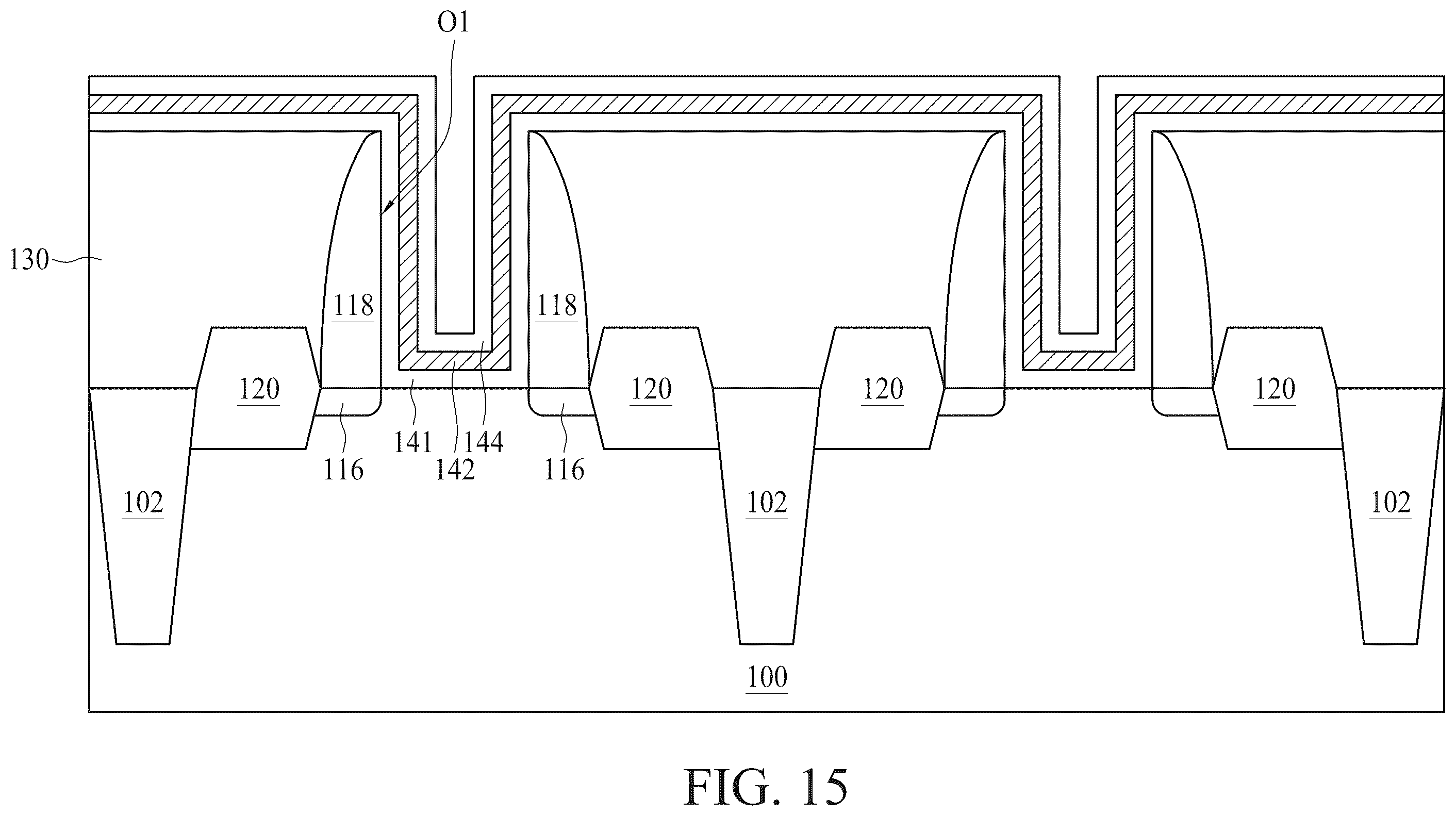 Patent US12581876 Figure 16 – Semiconductor device including work function layer doped with barrier elements and method for forming the same