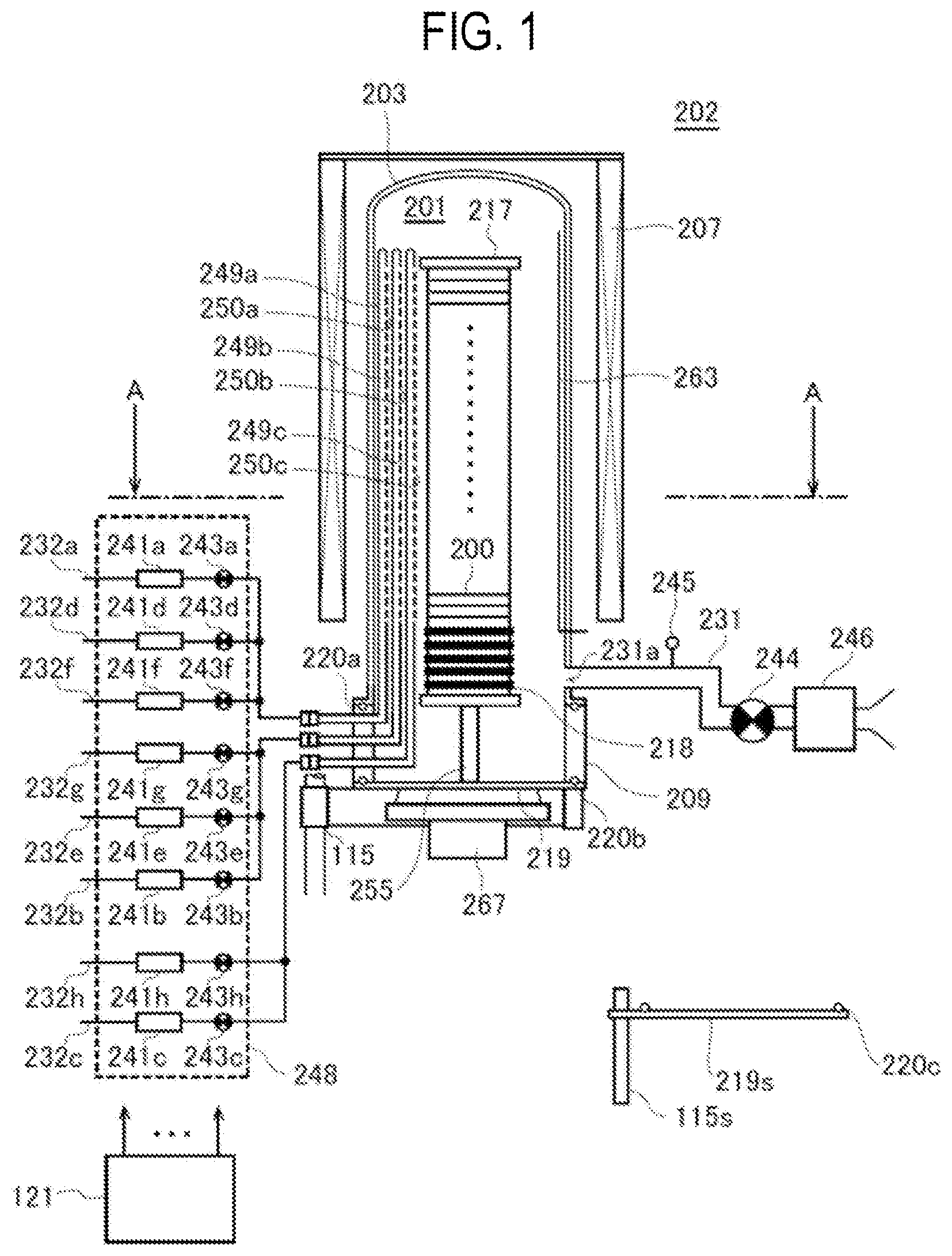 Patent US12581878 Figure 1 – Method of processing substrate, method of manufacturing semiconductor device, substrate processing apparatus, and recording medium
