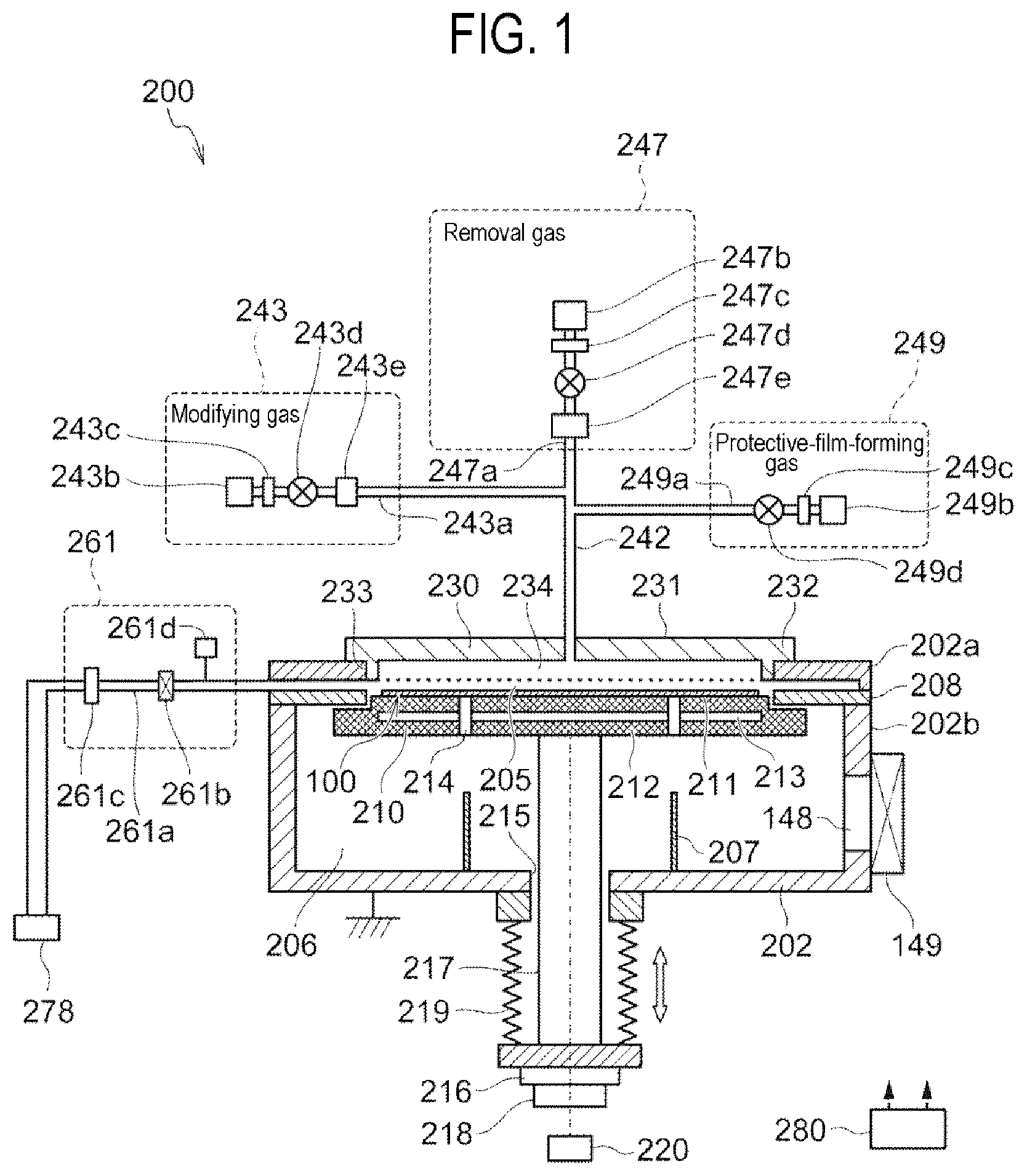 Patent US12581882 — Substrate processing method, method of manufacturing semiconductor device, substrate processing apparatus, and recording medium — Figure 1
