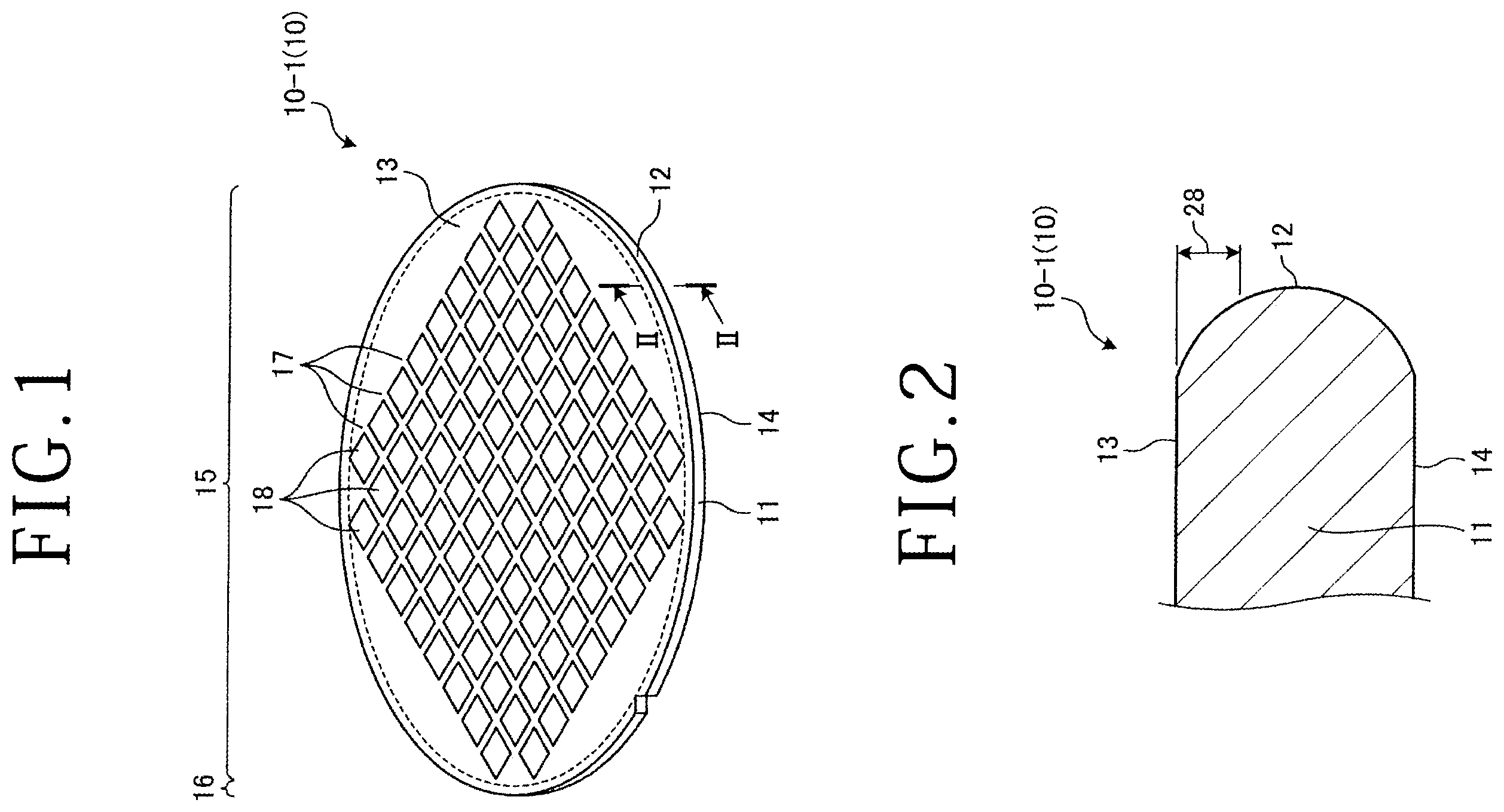 Patent US12581885 — Processing method of wafer removing peripheral portion of wafer — Figure 1
