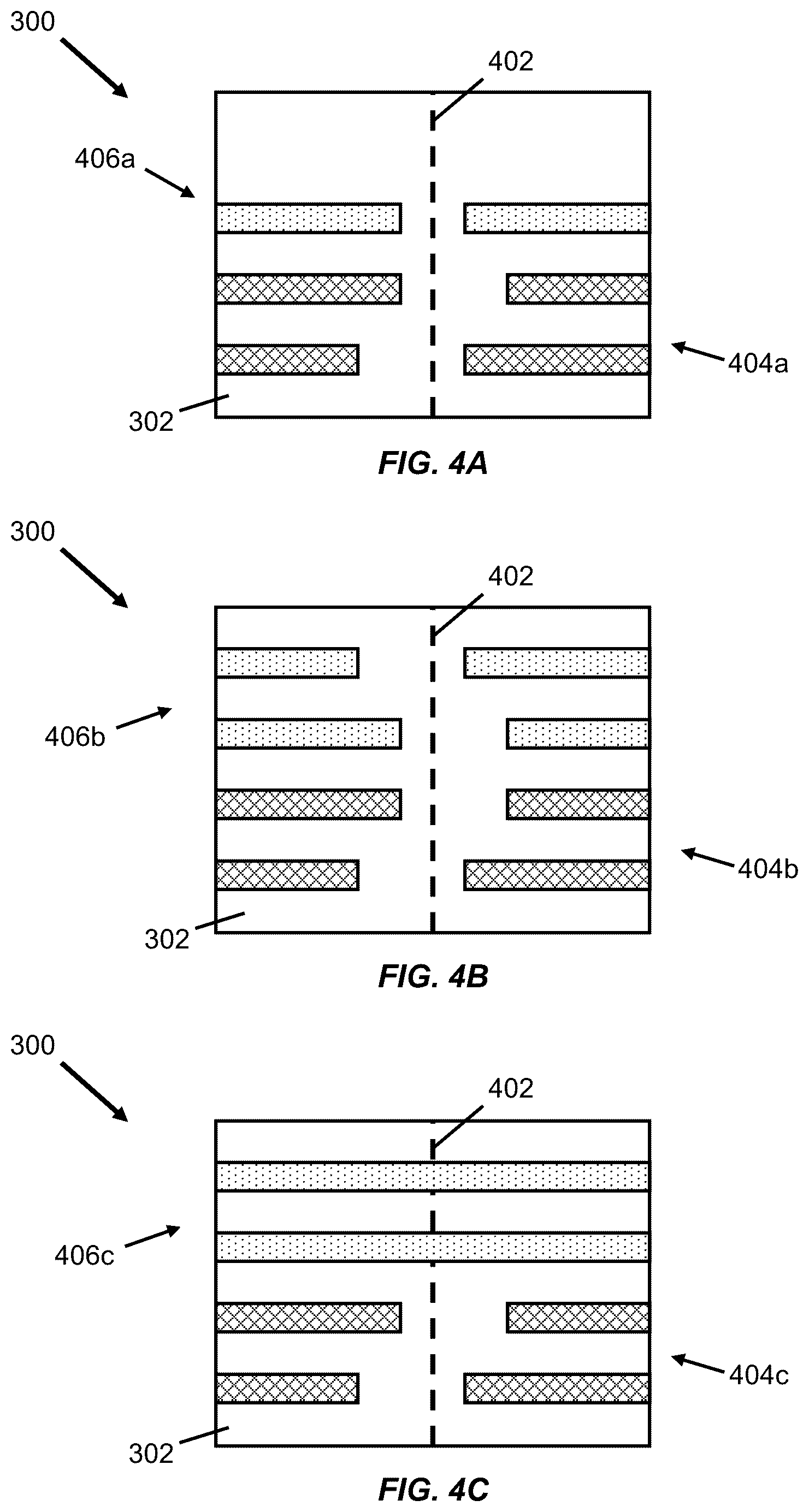 Patent US12581888 Figure 4 – Singulated semiconductor device including a layer modification offset from a corner thereof and methods for forming the same