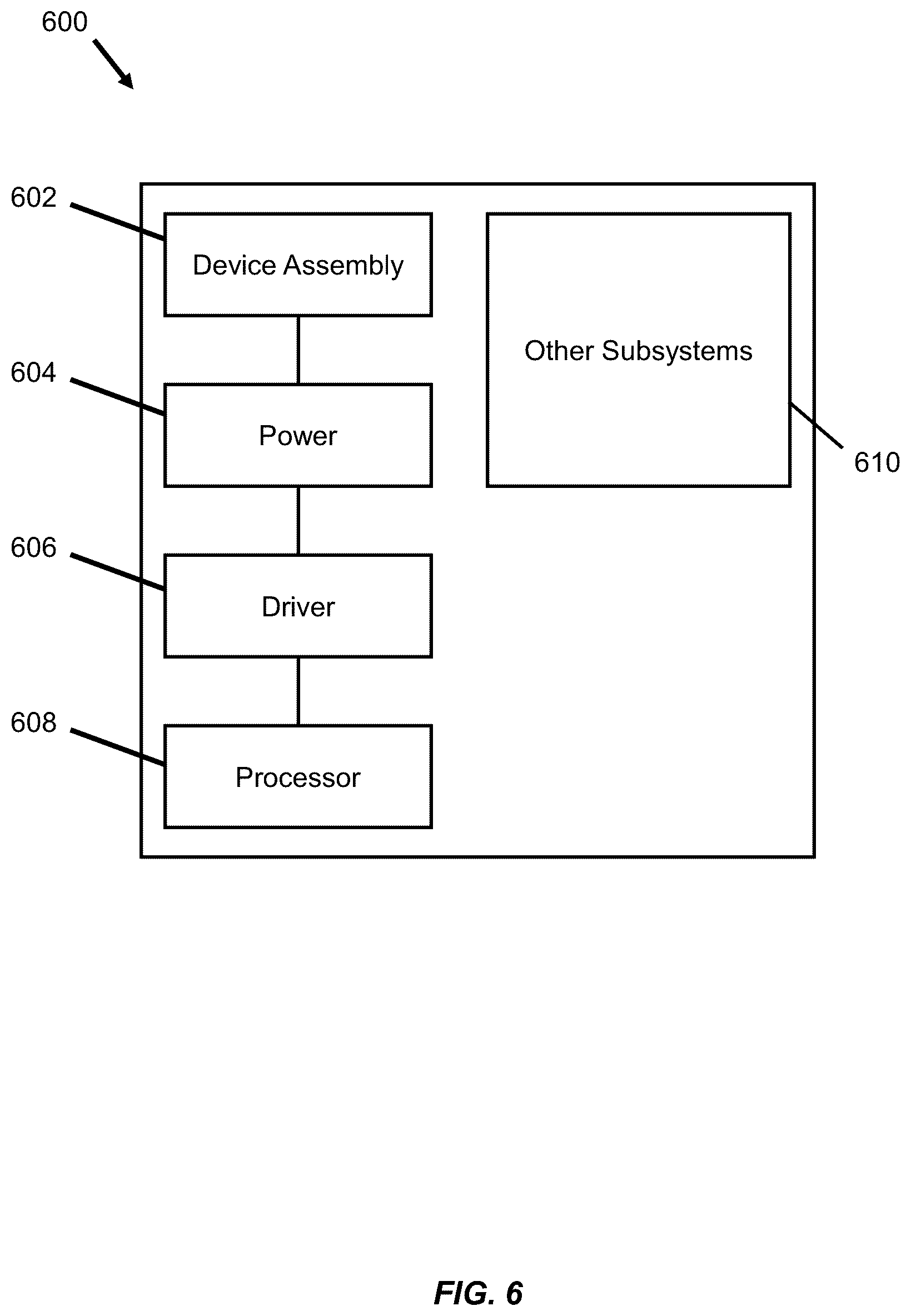 Patent US12581888 Figure 6 – Singulated semiconductor device including a layer modification offset from a corner thereof and methods for forming the same