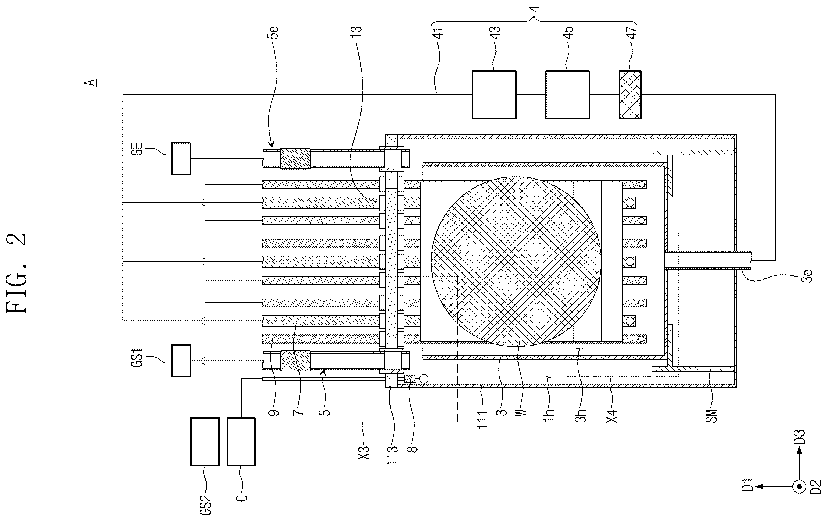 Patent US12581895 Figure 2 – Substrate processing apparatus and a method of processing a substrate using the same