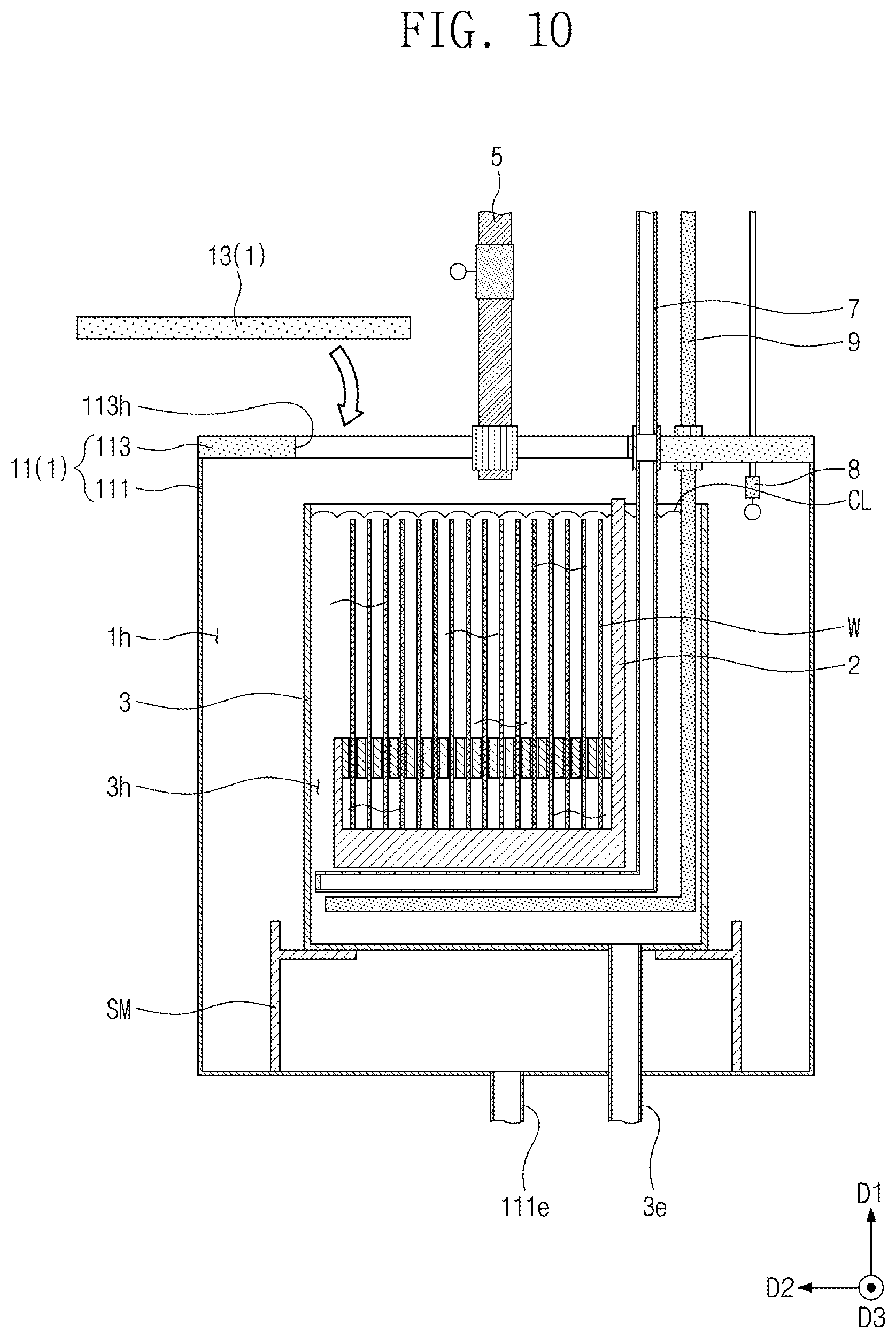 Patent US12581895 Figure 10 – Substrate processing apparatus and a method of processing a substrate using the same