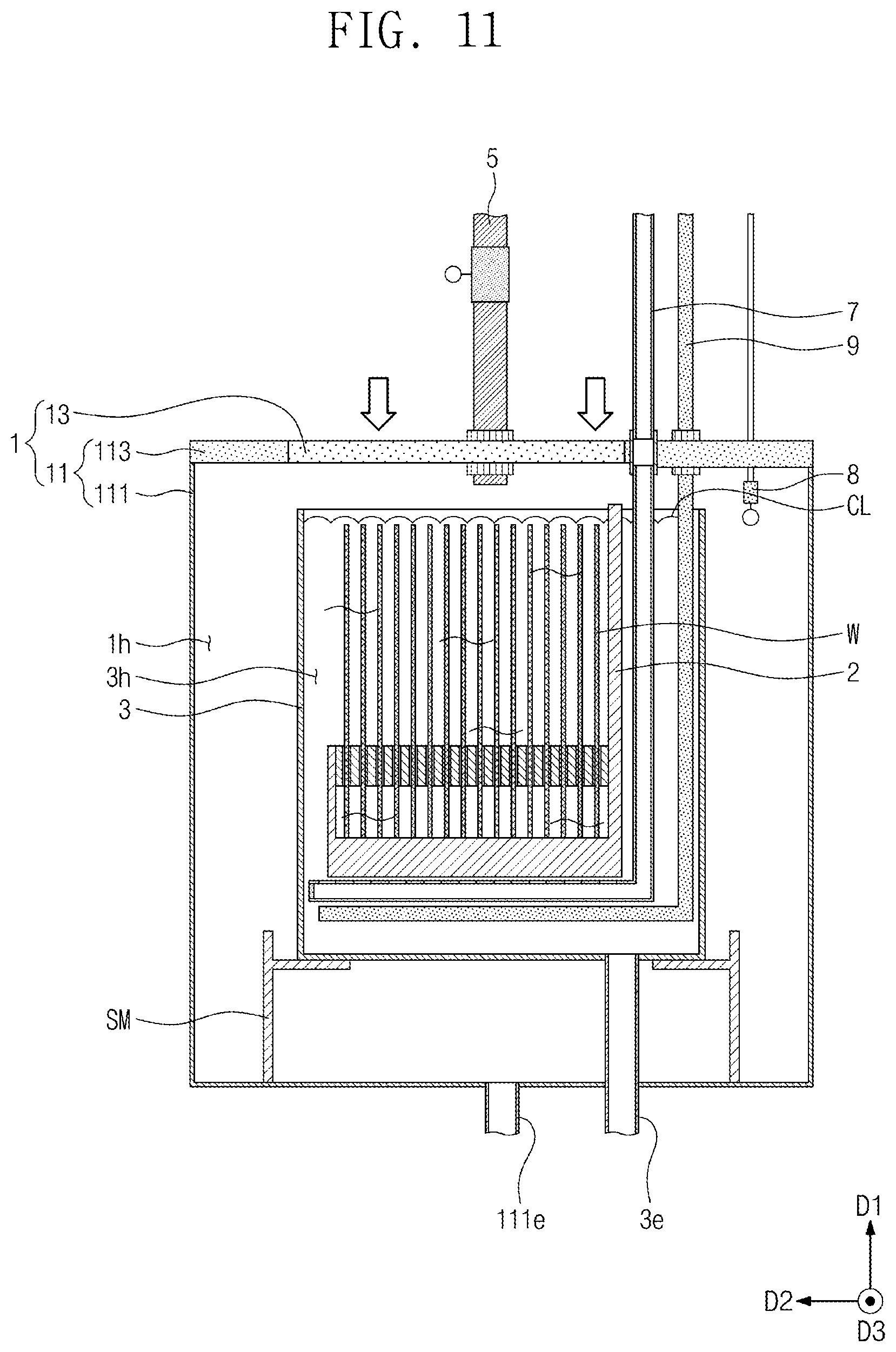 Patent US12581895 Figure 11 – Substrate processing apparatus and a method of processing a substrate using the same