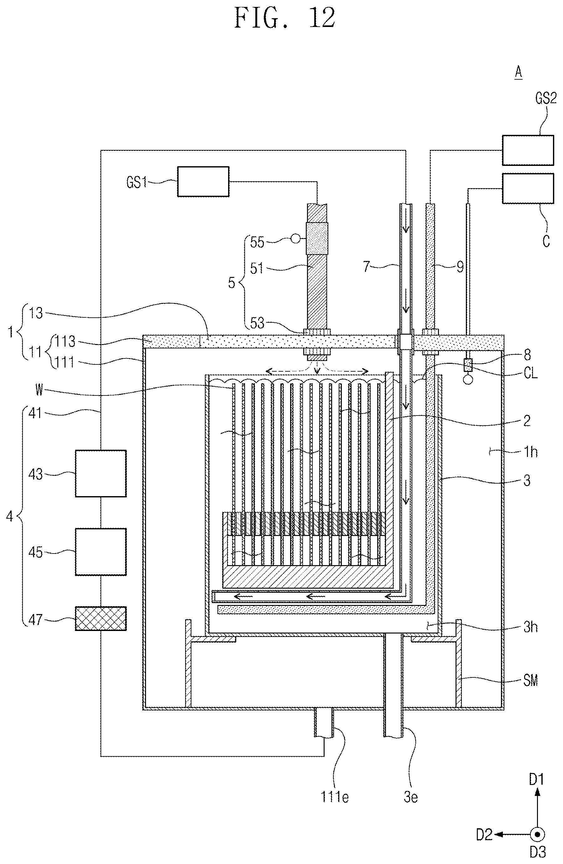 Patent US12581895 Figure 12 – Substrate processing apparatus and a method of processing a substrate using the same