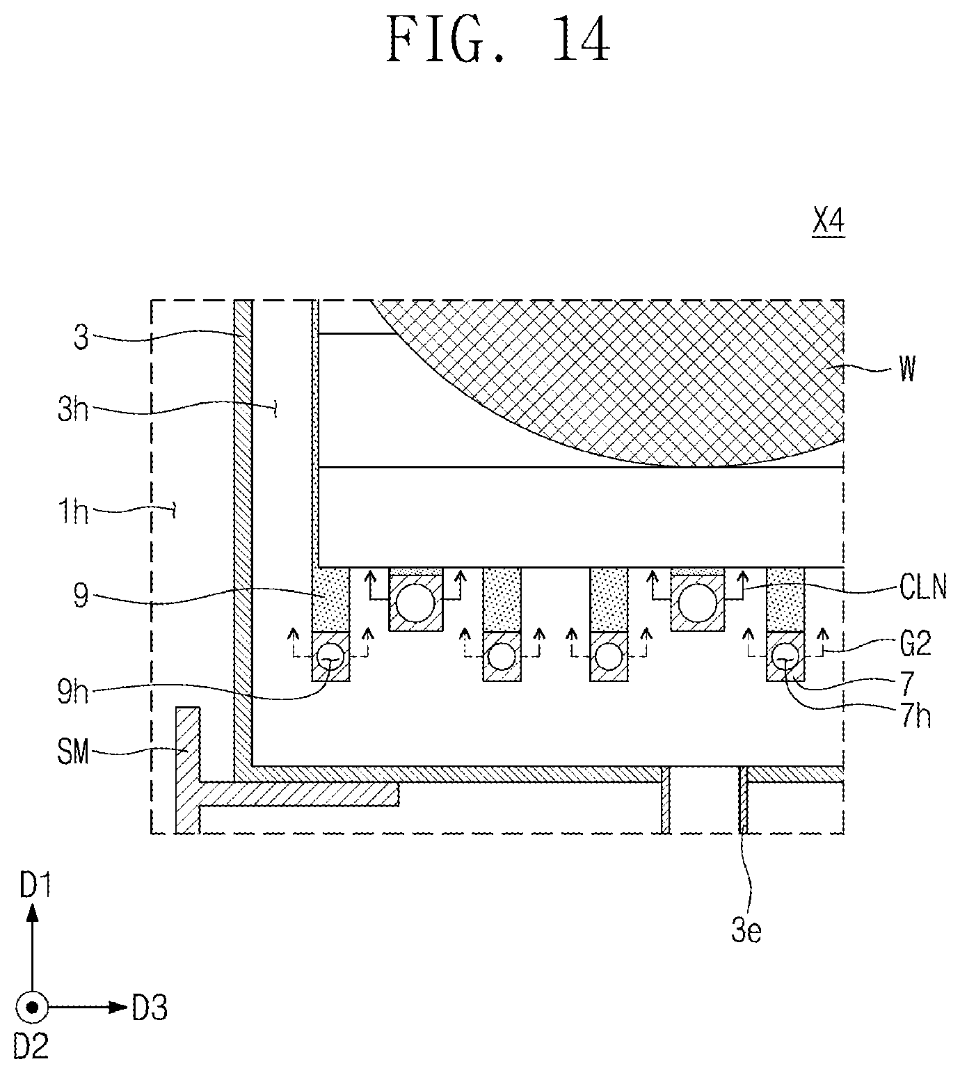 Patent US12581895 Figure 14 – Substrate processing apparatus and a method of processing a substrate using the same