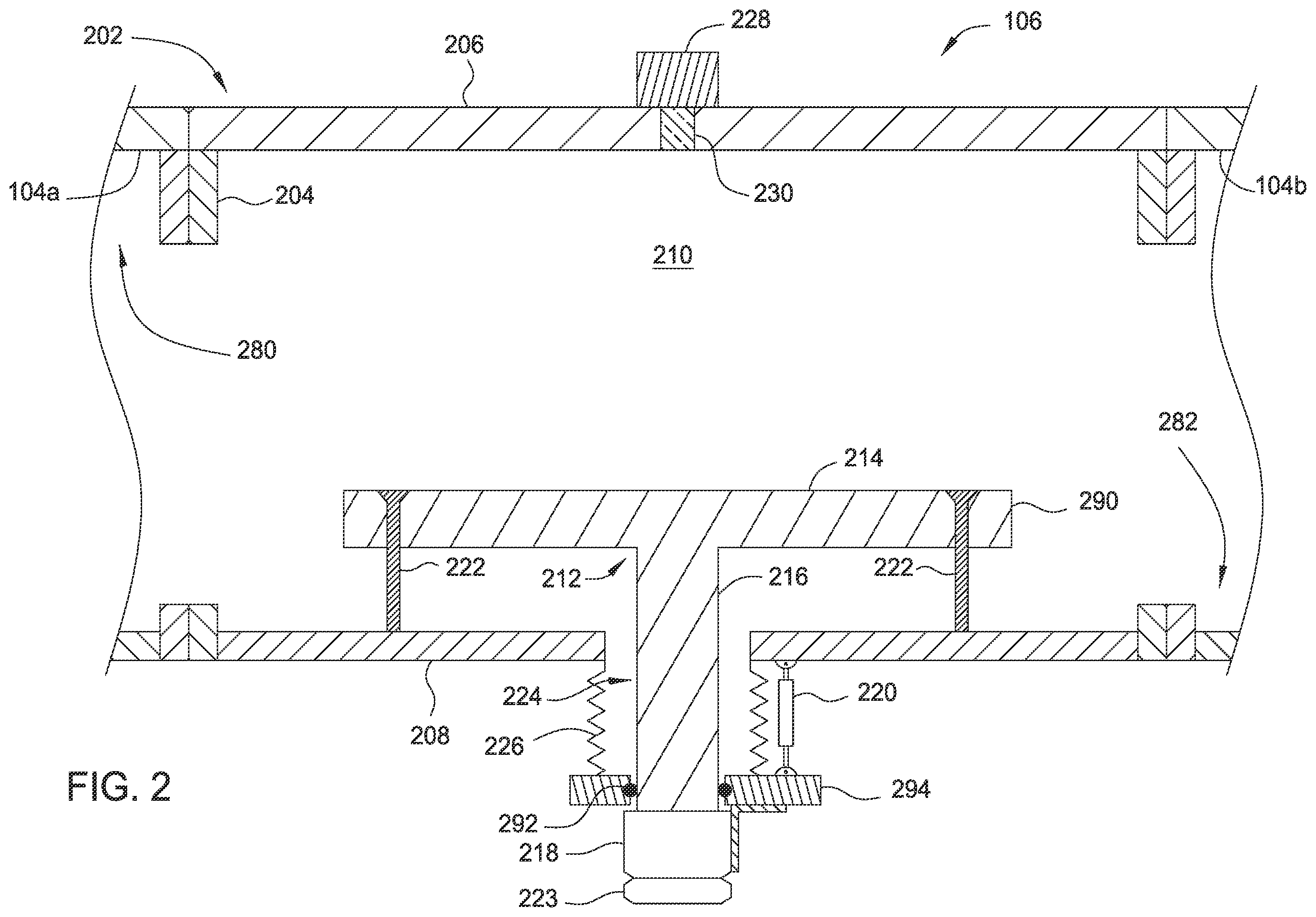Patent US12581896 Figure 2 – External substrate system rotation in a semiconductor processing system