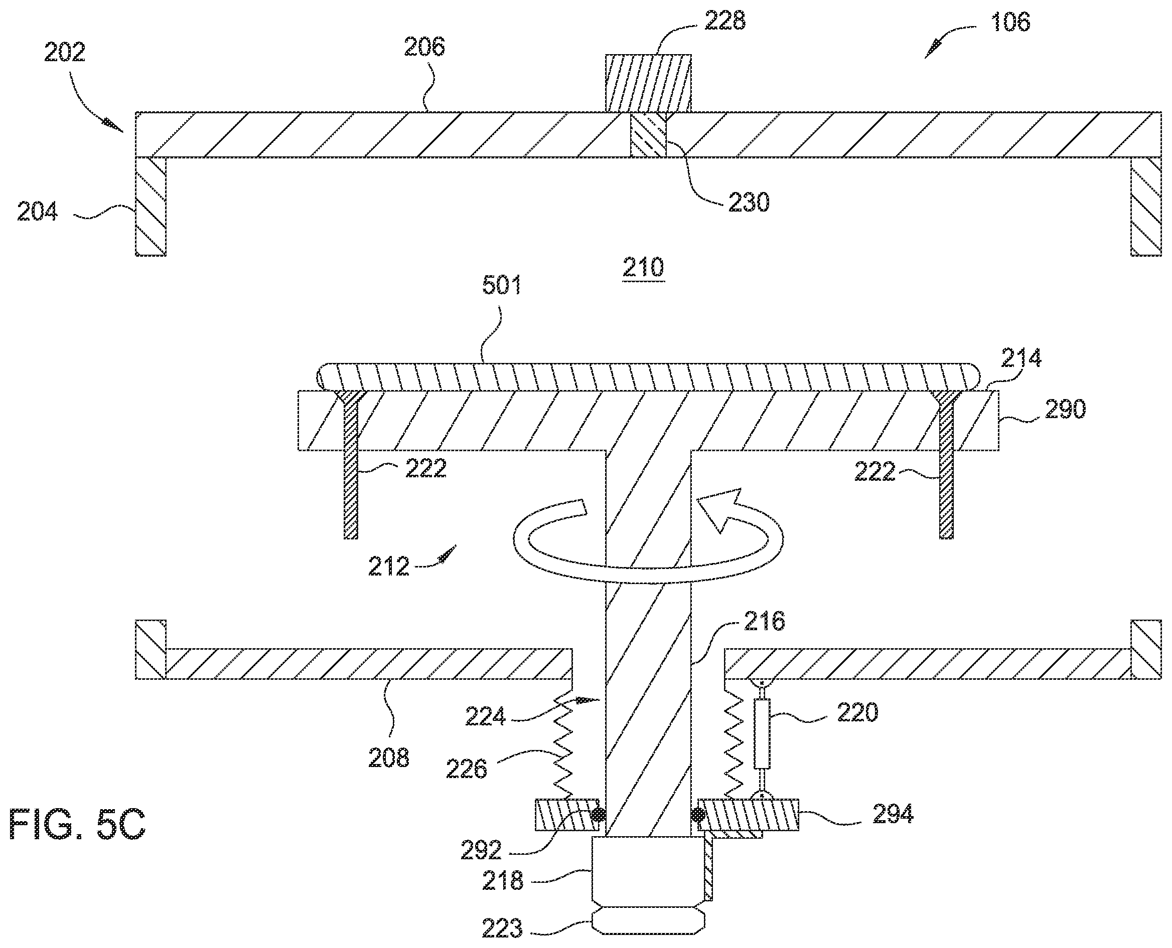 Patent US12581896 Figure 7 – External substrate system rotation in a semiconductor processing system