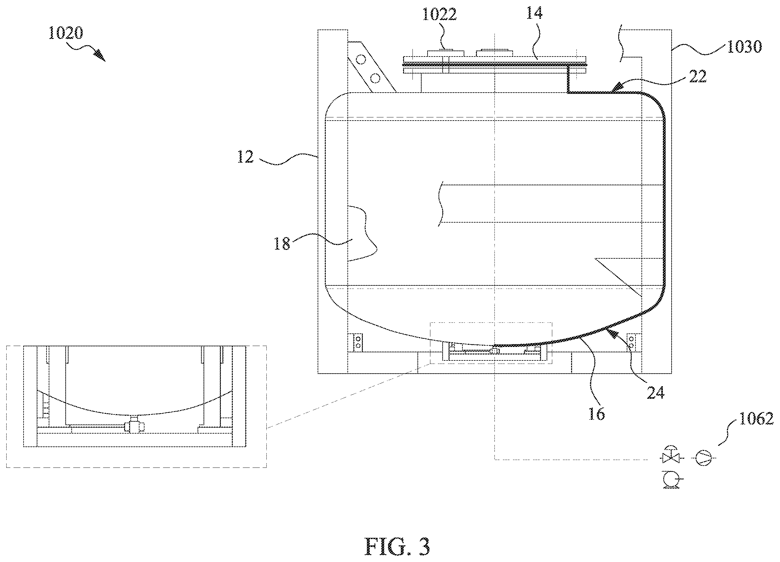 Patent US12581897 Figure 3 – Liquid storage for facility chemical supply system