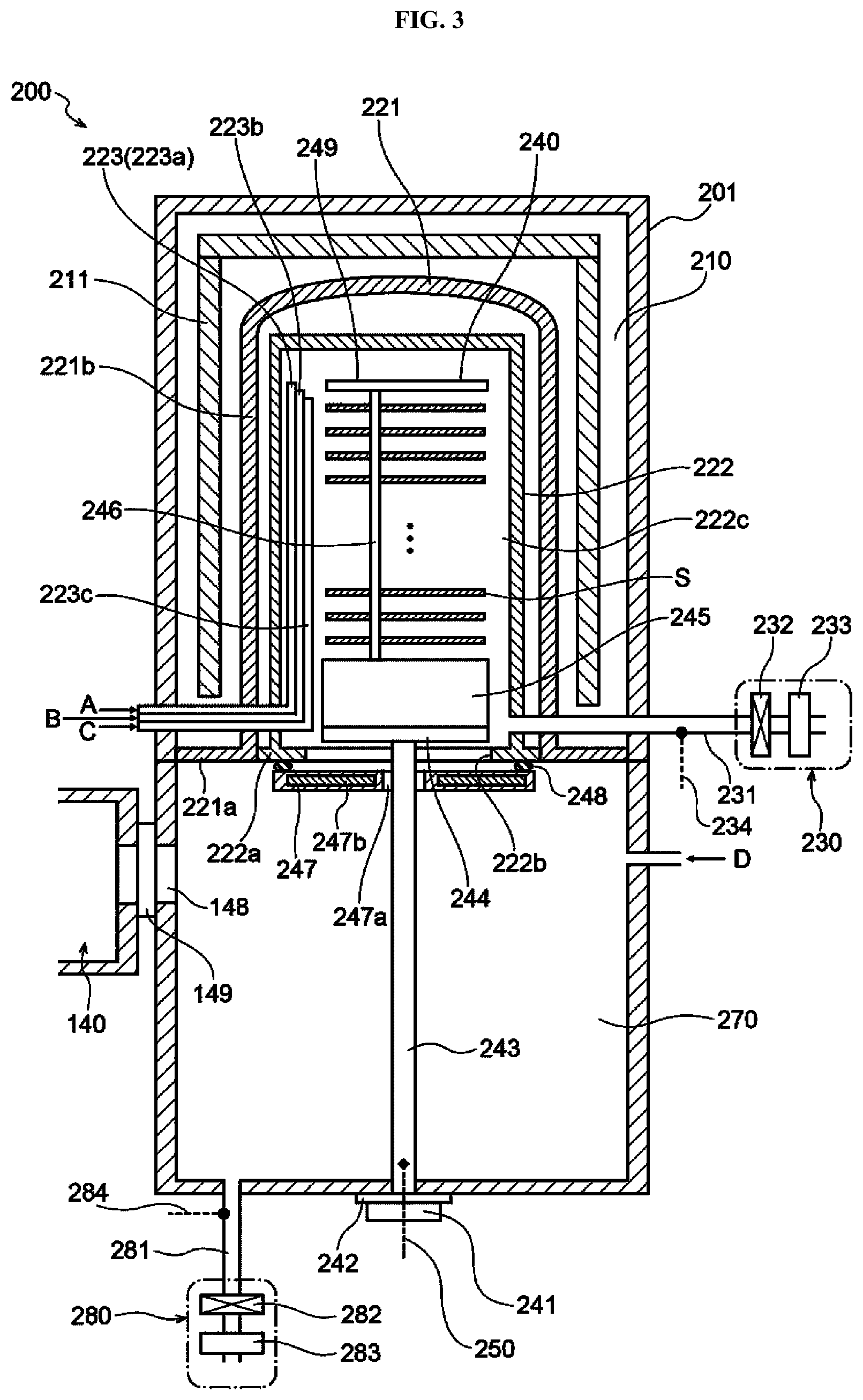 Patent US12581902 Figure 3 – Substrate processing apparatus, method of manufacturing semiconductor device and non-transitory computer-readable recording medium
