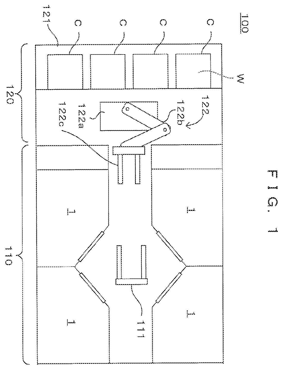 Patent US12581903 Figure 1 – Centering device, centering method, and substrate processing apparatus