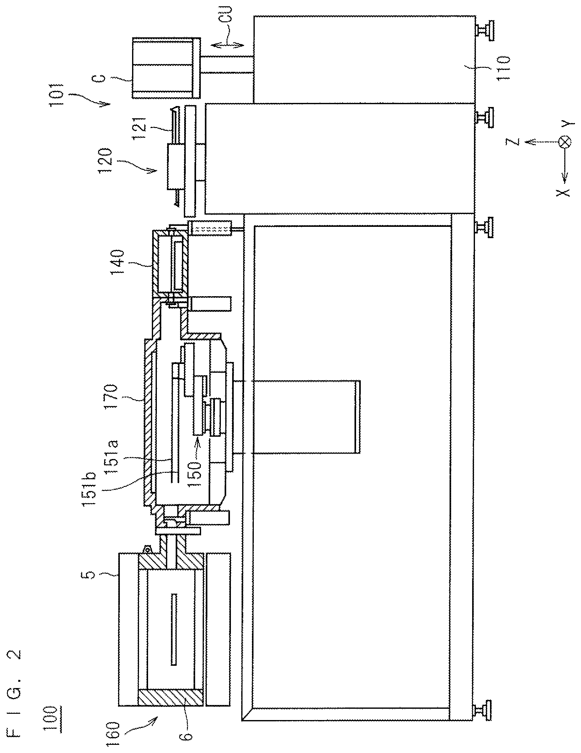 Patent US12581909 Figure 2 – Substrate support device, thermal processing apparatus, substrate support method, and thermal processing method