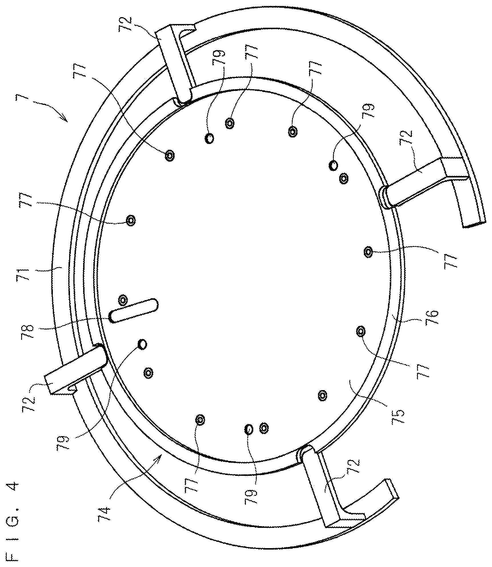 Patent US12581909 Figure 4 – Substrate support device, thermal processing apparatus, substrate support method, and thermal processing method