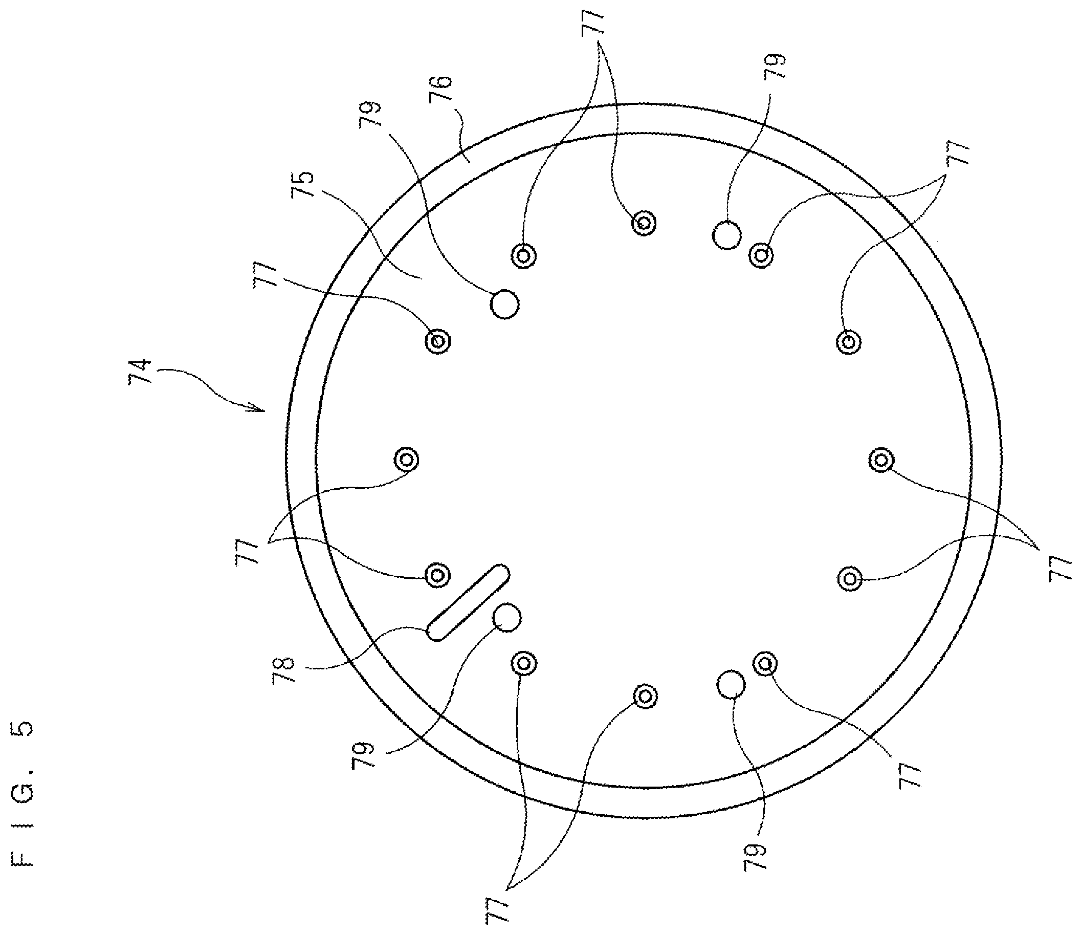 Patent US12581909 Figure 5 – Substrate support device, thermal processing apparatus, substrate support method, and thermal processing method