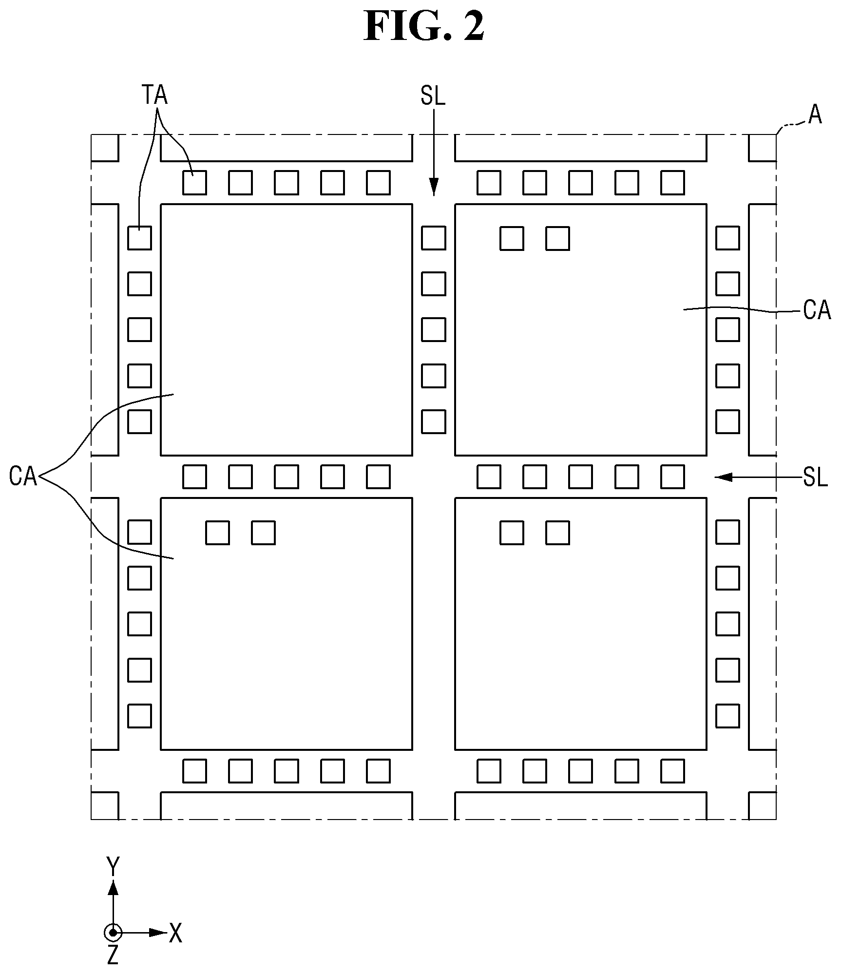 Patent US12581918 Figure 2 – Fabricating method for test element group