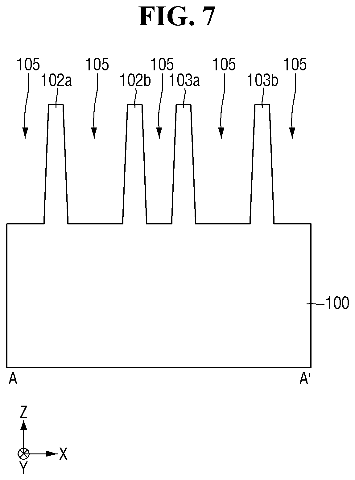Patent US12581918 Figure 7 – Fabricating method for test element group