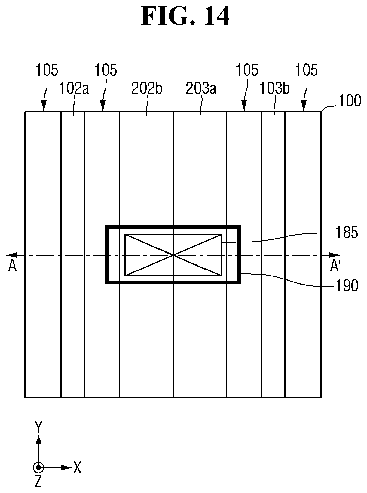 Patent US12581918 Figure 14 – Fabricating method for test element group