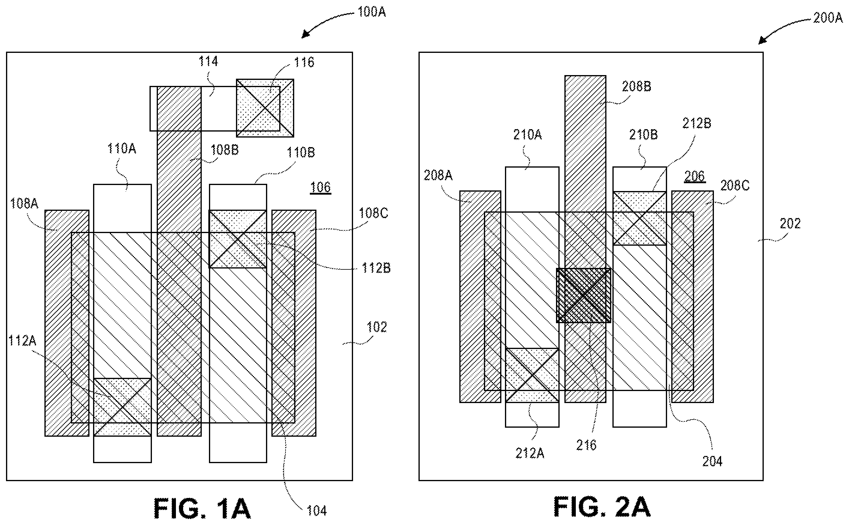 Patent US12581927 — Contact over active gate structures with conductive trench contact taps for advanced integrated circuit structure fabrication — Figure 1