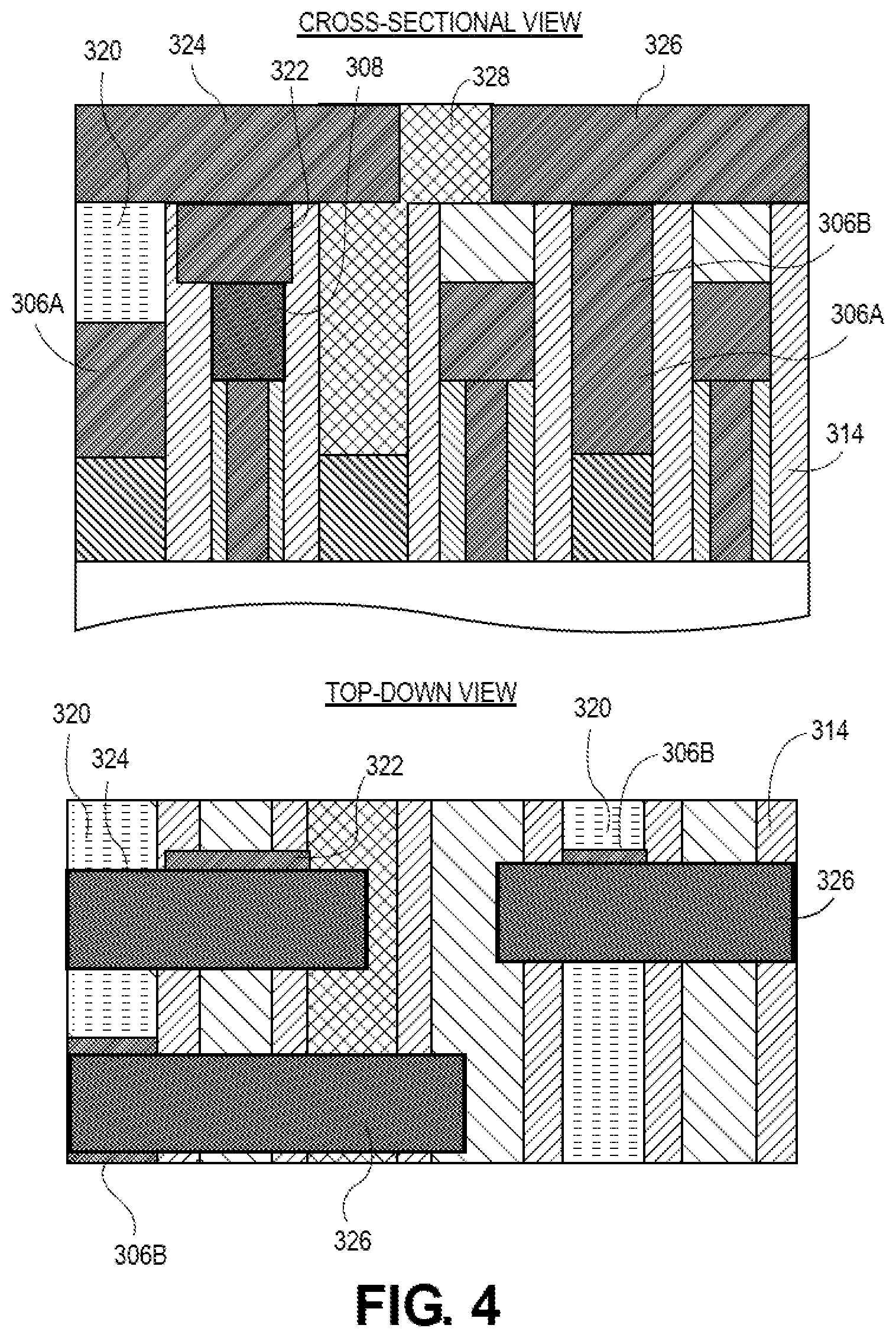 Patent US12581927 Figure 6 – Contact over active gate structures with conductive trench contact taps for advanced integrated circuit structure fabrication