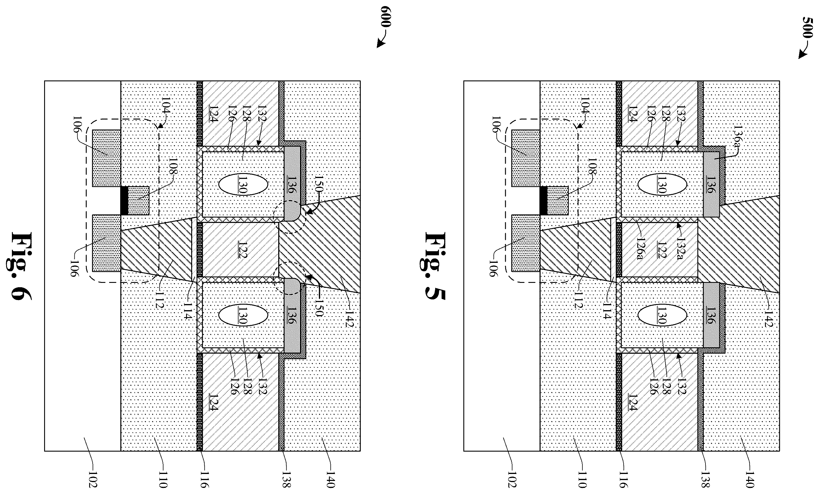 Patent US12581928 Figure 3 – Interconnect structure with protective etch-stop
