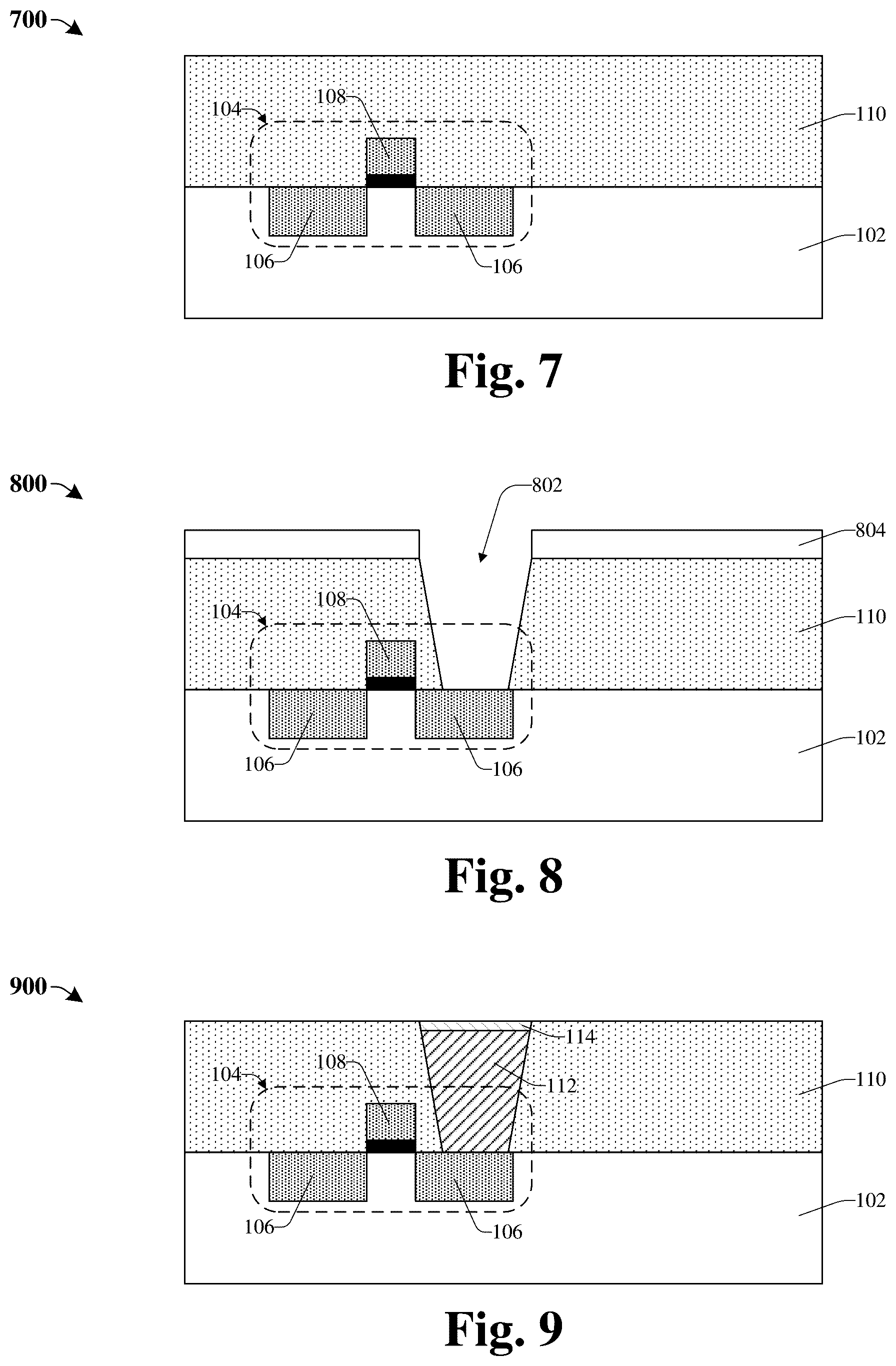 Patent US12581928 Figure 4 – Interconnect structure with protective etch-stop