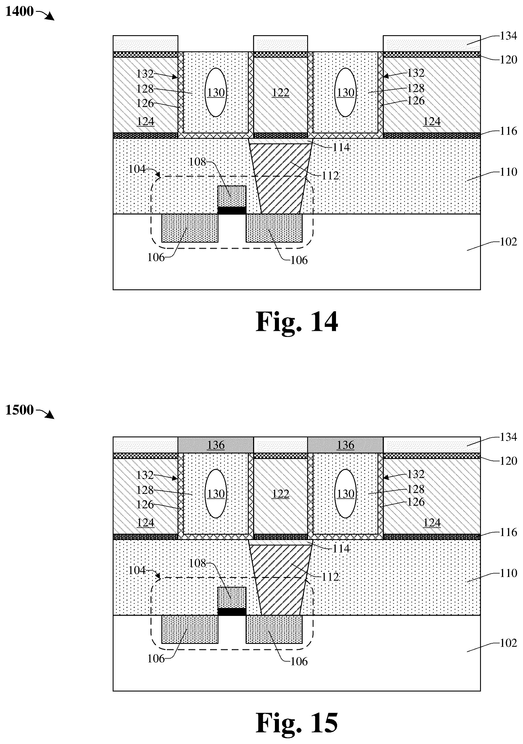 Patent US12581928 Figure 7 – Interconnect structure with protective etch-stop
