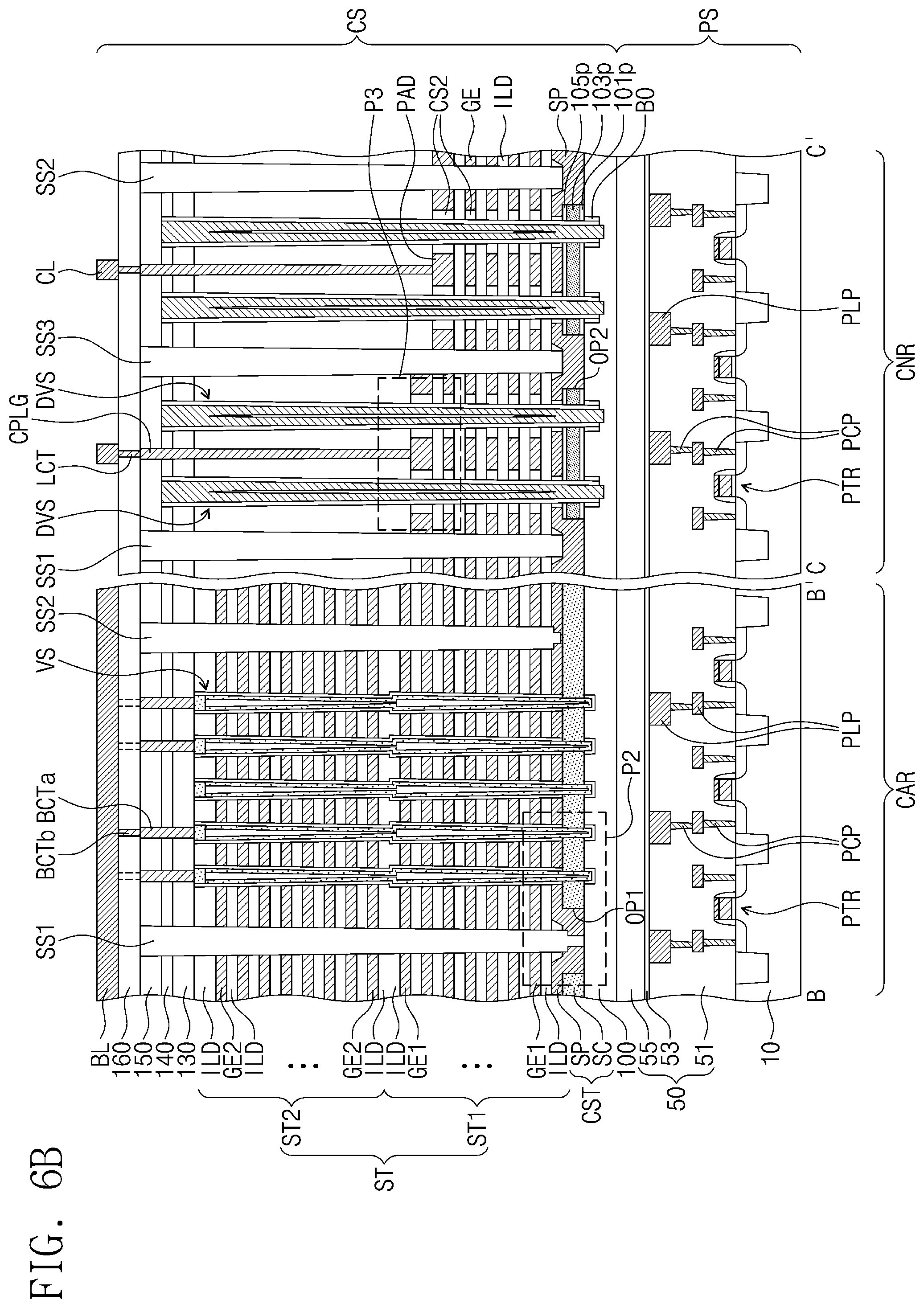 Patent US12581930 Figure 9 – Semiconductor device including electrodes each having a pad part and electronic system including the same