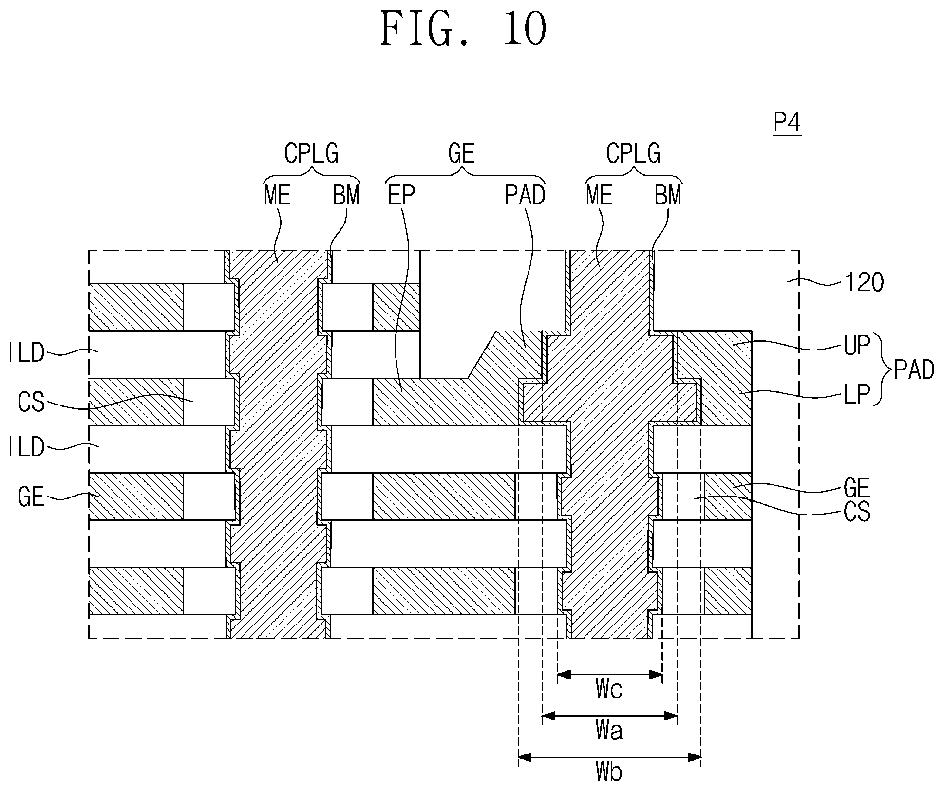 Patent US12581930 Figure 16 – Semiconductor device including electrodes each having a pad part and electronic system including the same
