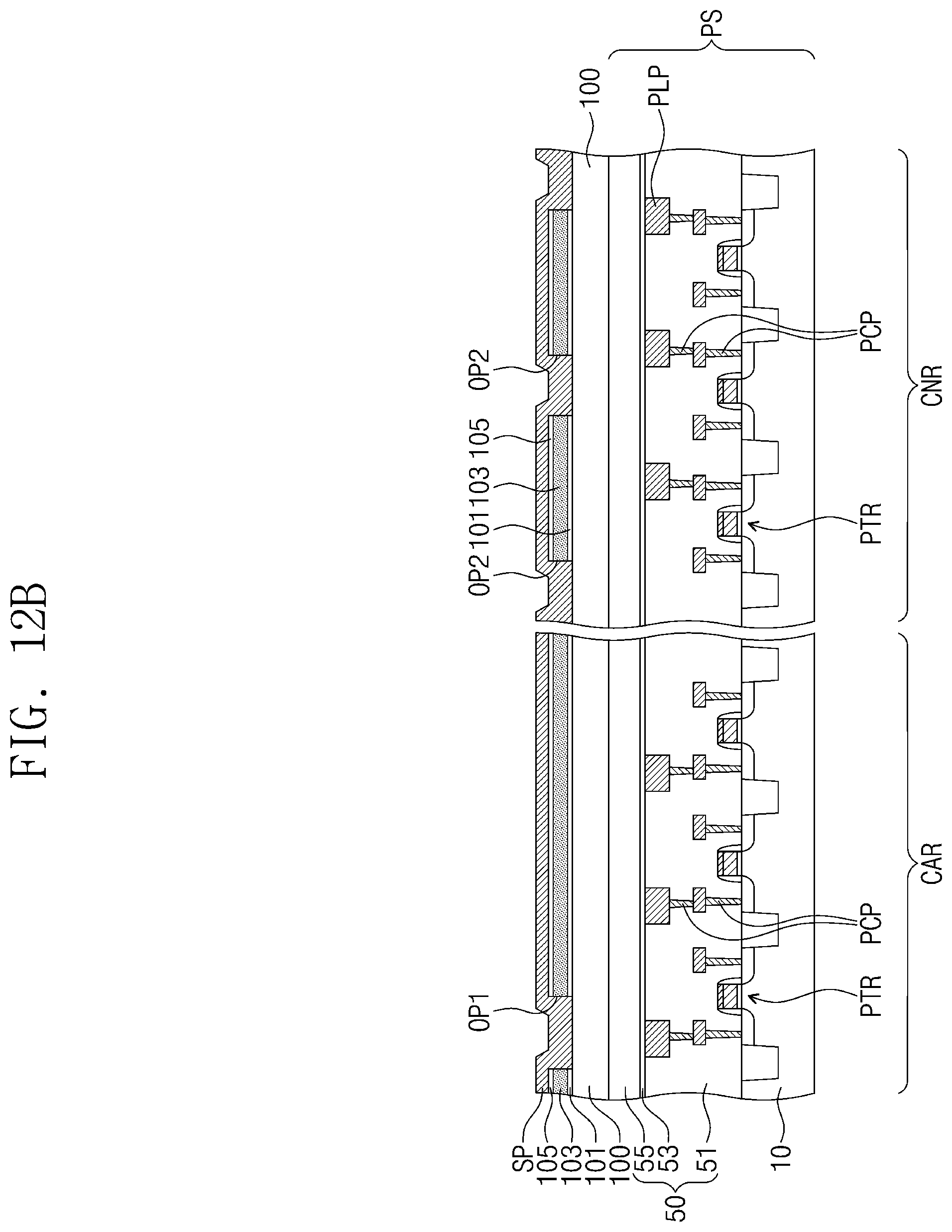 Patent US12581930 Figure 19 – Semiconductor device including electrodes each having a pad part and electronic system including the same