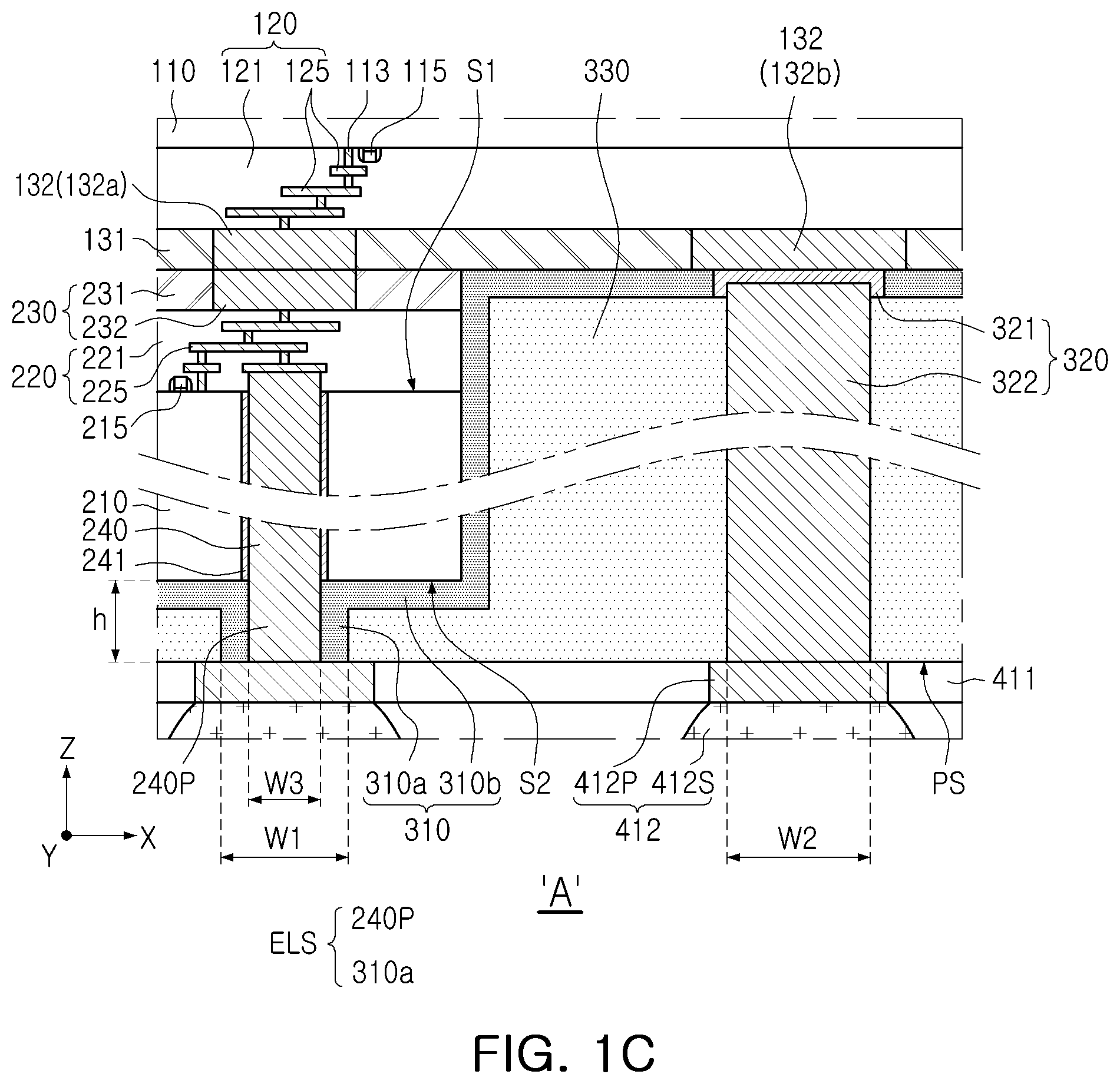 Patent US12581931 Figure 3 – Semiconductor package and method of manufacturing the same