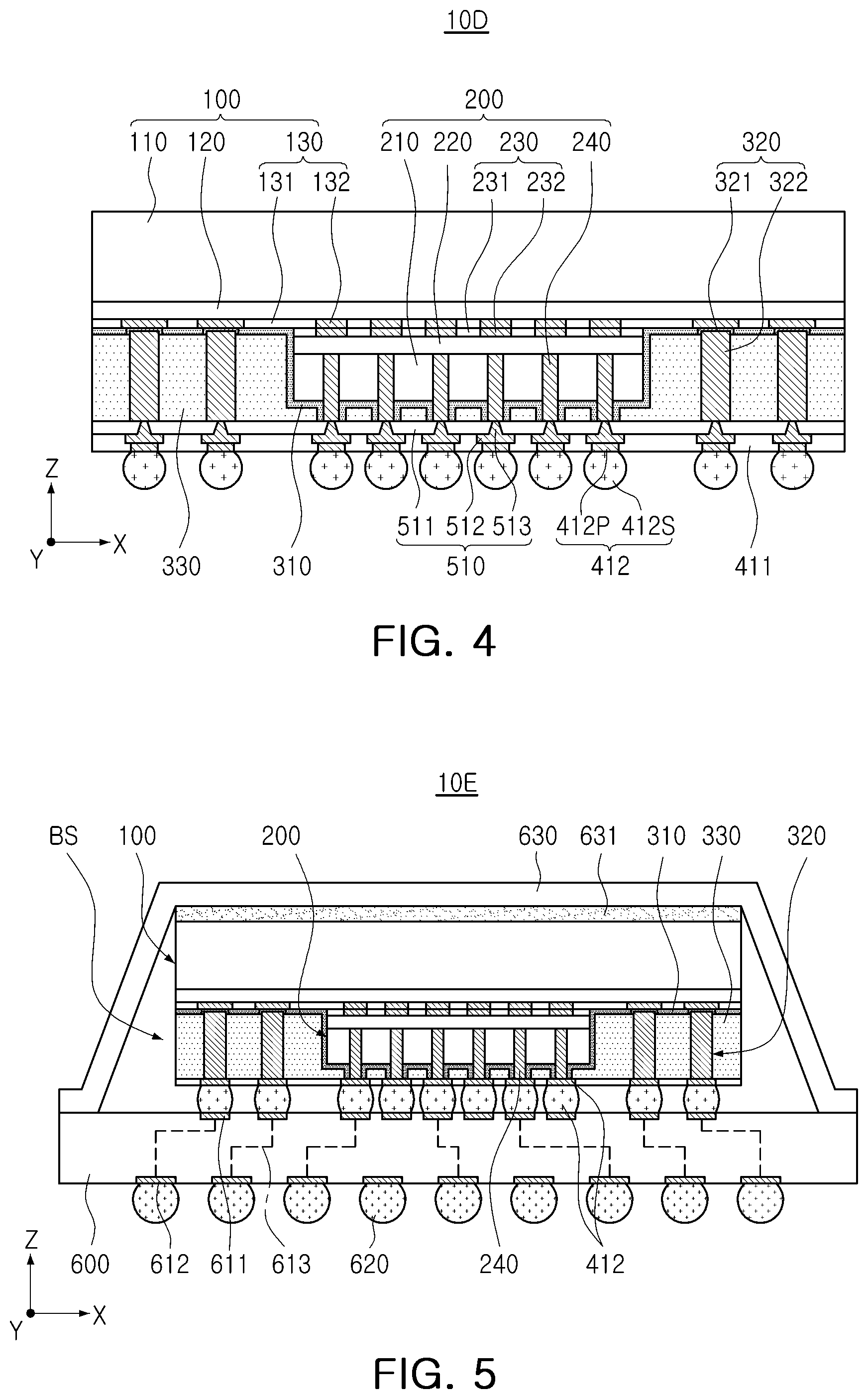 Patent US12581931 Figure 5 – Semiconductor package and method of manufacturing the same