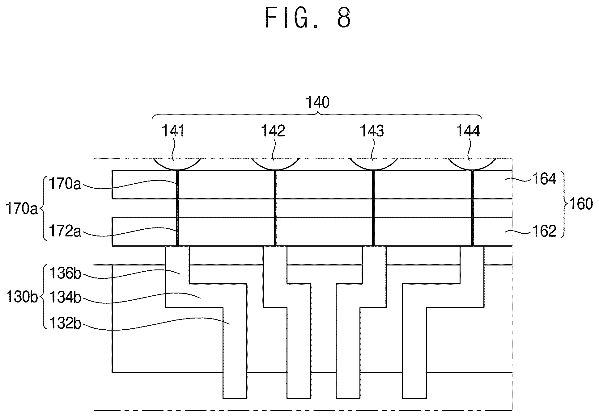 Patent US12581932 Figure 8 – Integrated circuit device and semiconductor package including the same